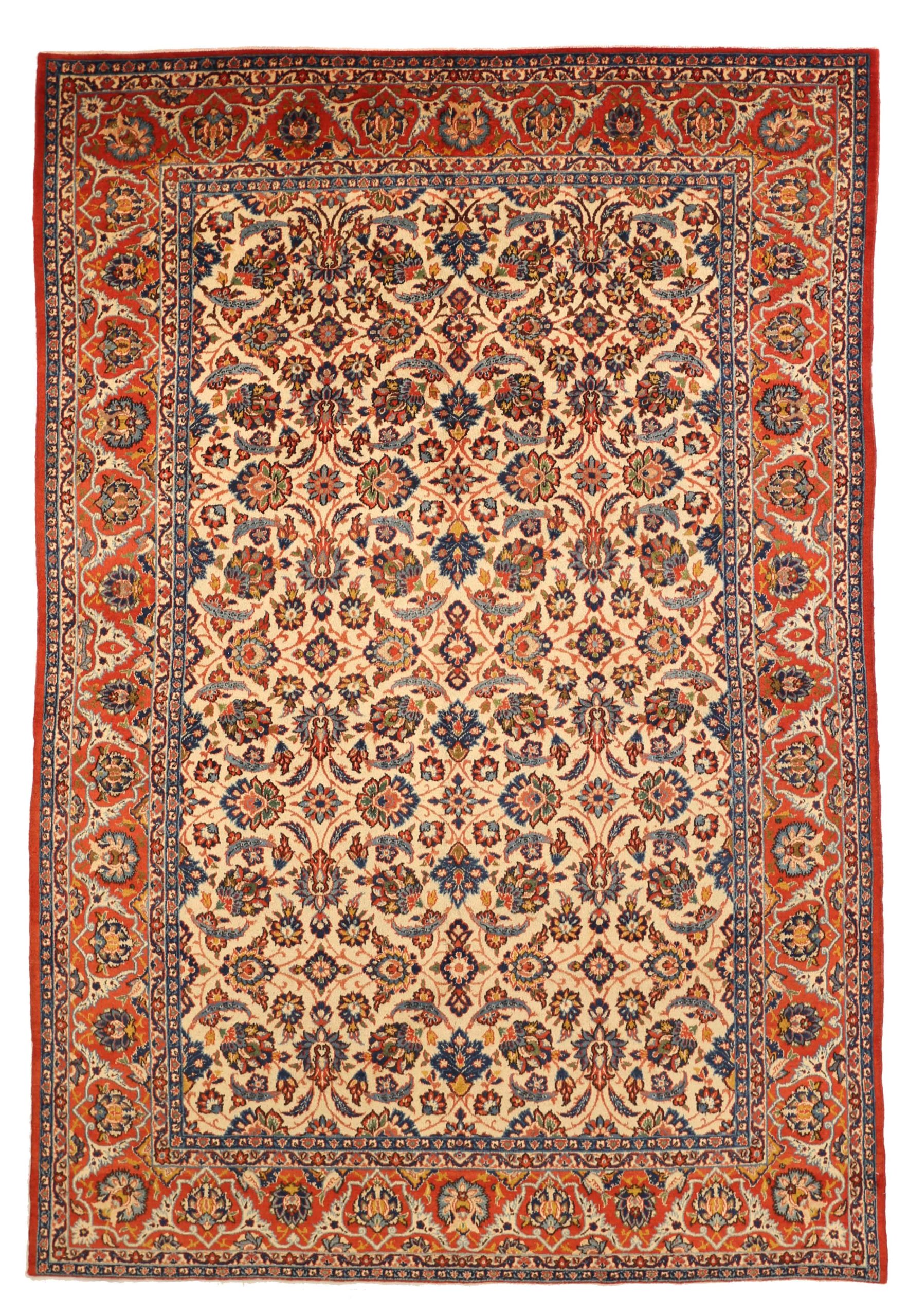 Thumbnail 8 for Antique Persian Isfahan Traditional Rug 15798