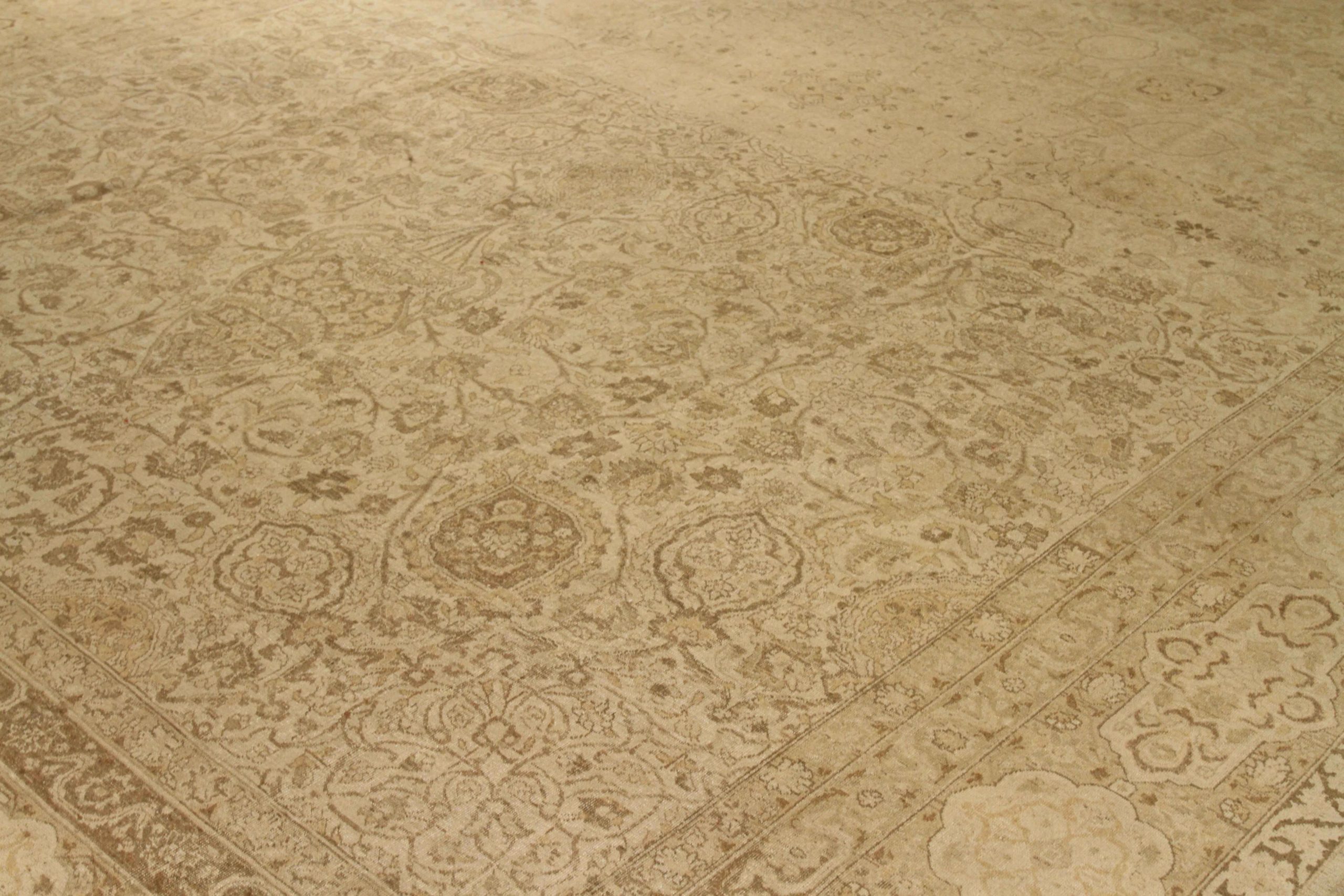 Thumbnail 10 for Antique Persian Tabriz Transitional Rug 16057