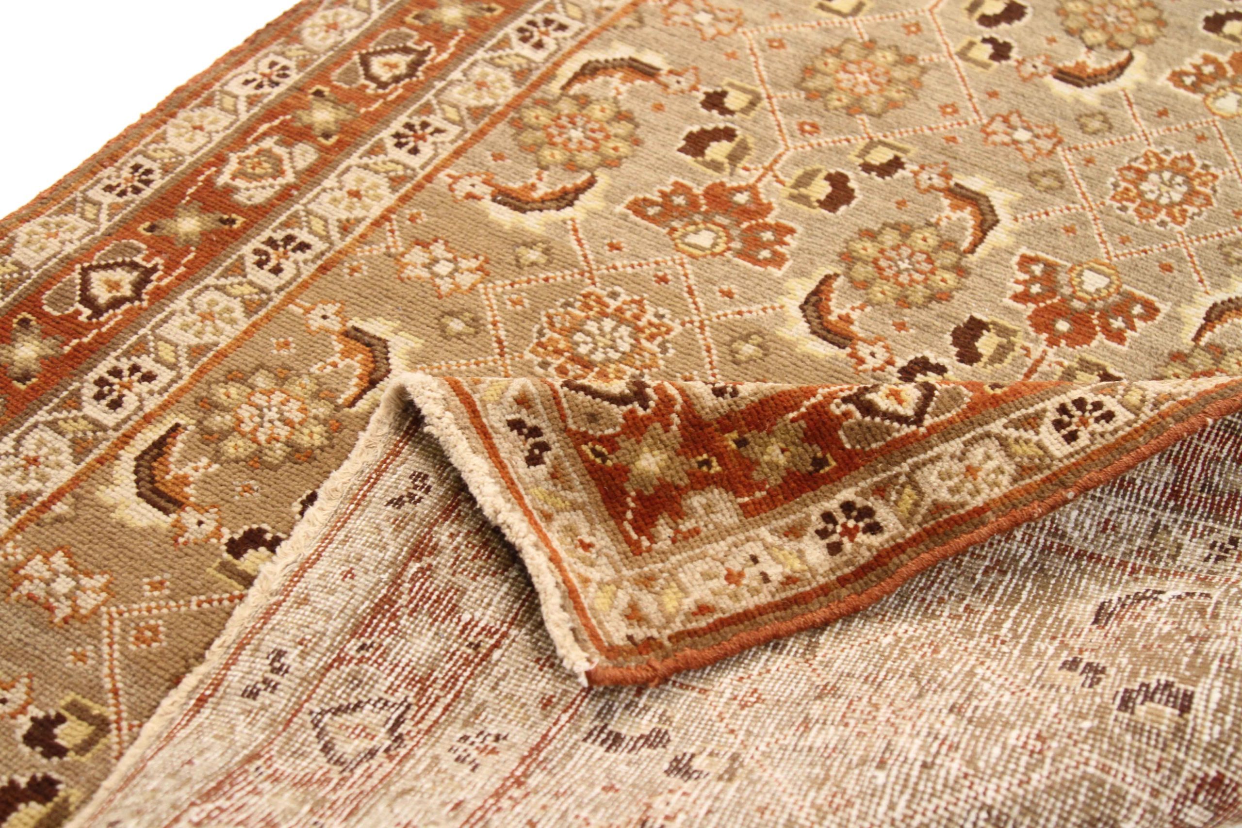 Thumbnail 3 for Antique Persian Tabriz Transitional Rug 16101