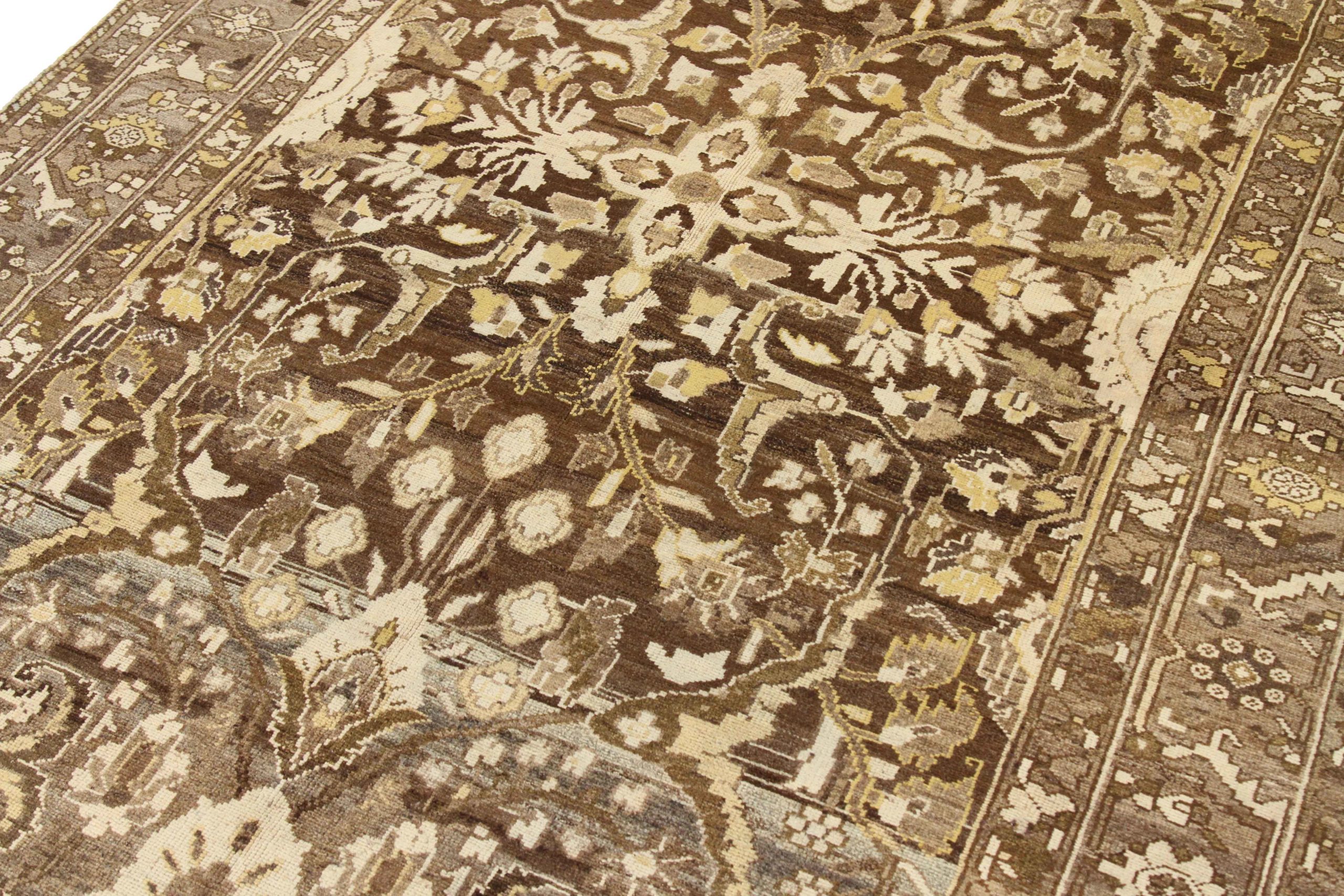 Thumbnail 5 for Antique Persian Bakhtiar Transitional Rug 16104