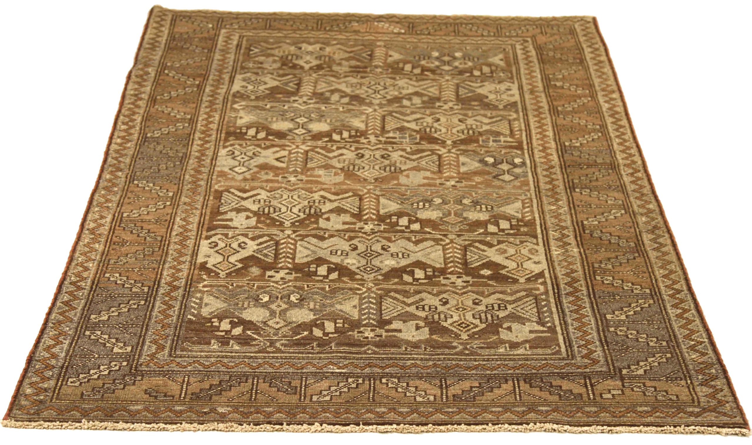 Thumbnail 9 for Antique Persian Malayer Transitional Rug 16108