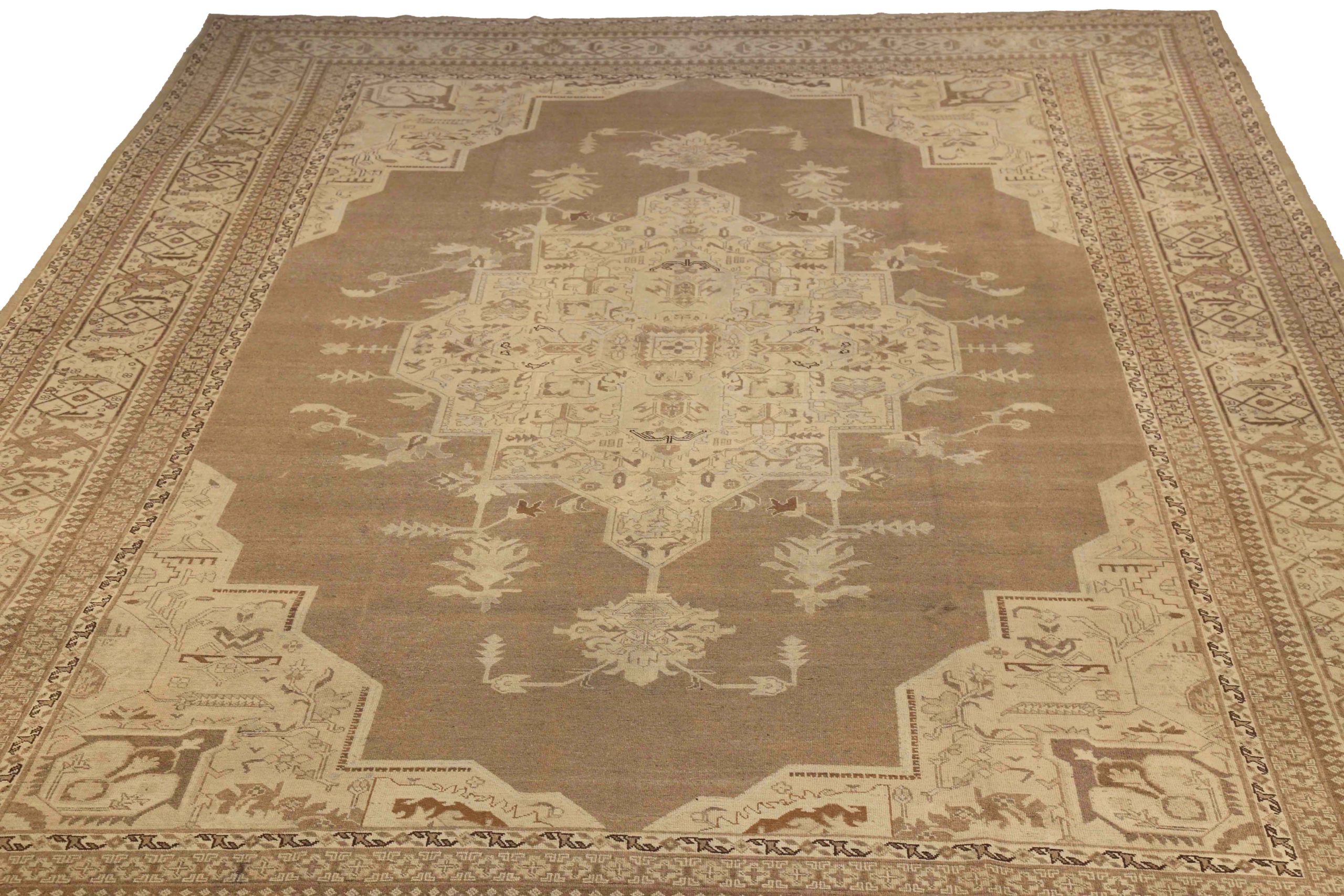 Thumbnail 13 for Antique Persian Tabriz Transitional Rug 16124