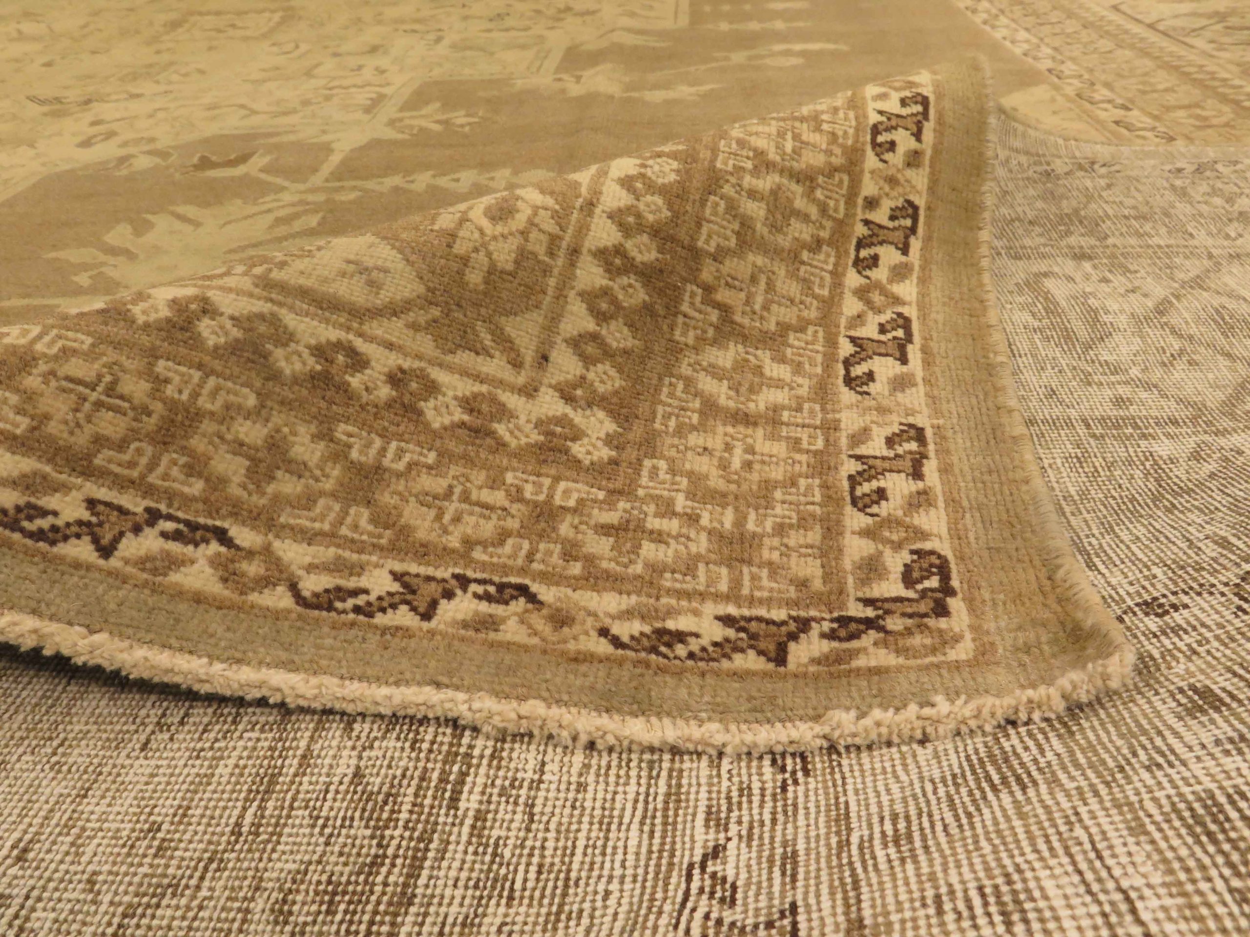 Thumbnail 9 for Antique Persian Tabriz Transitional Rug 16124