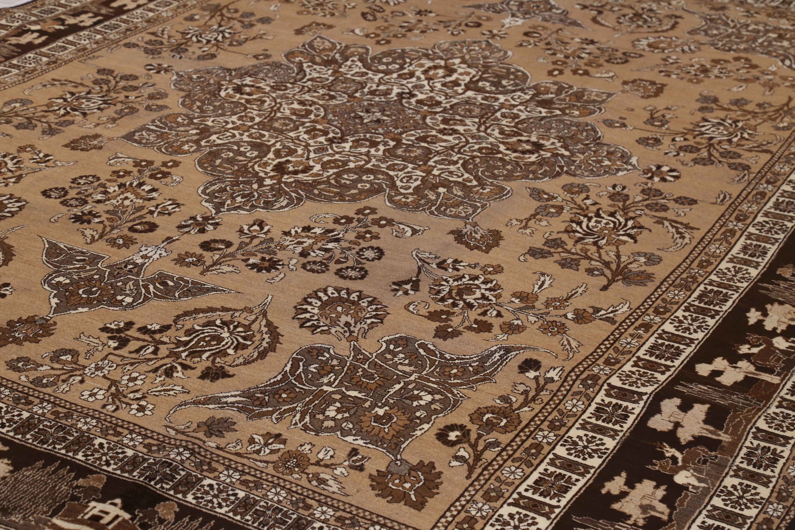 Thumbnail 8 for Antique Persian Semnan Traditional Rug 16201