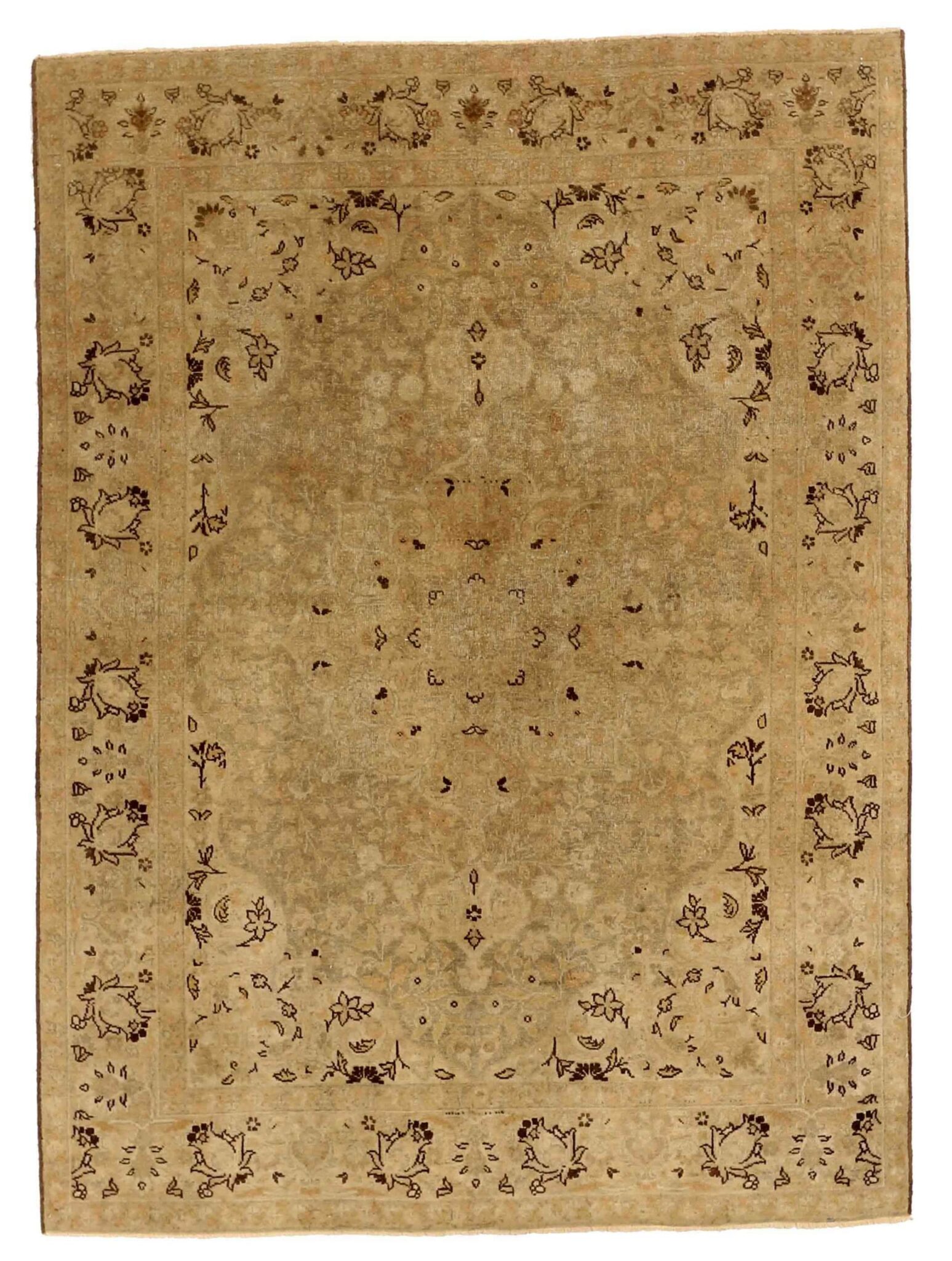 Thumbnail 9 for Antique Persian Tabriz Transitional Rug 16314