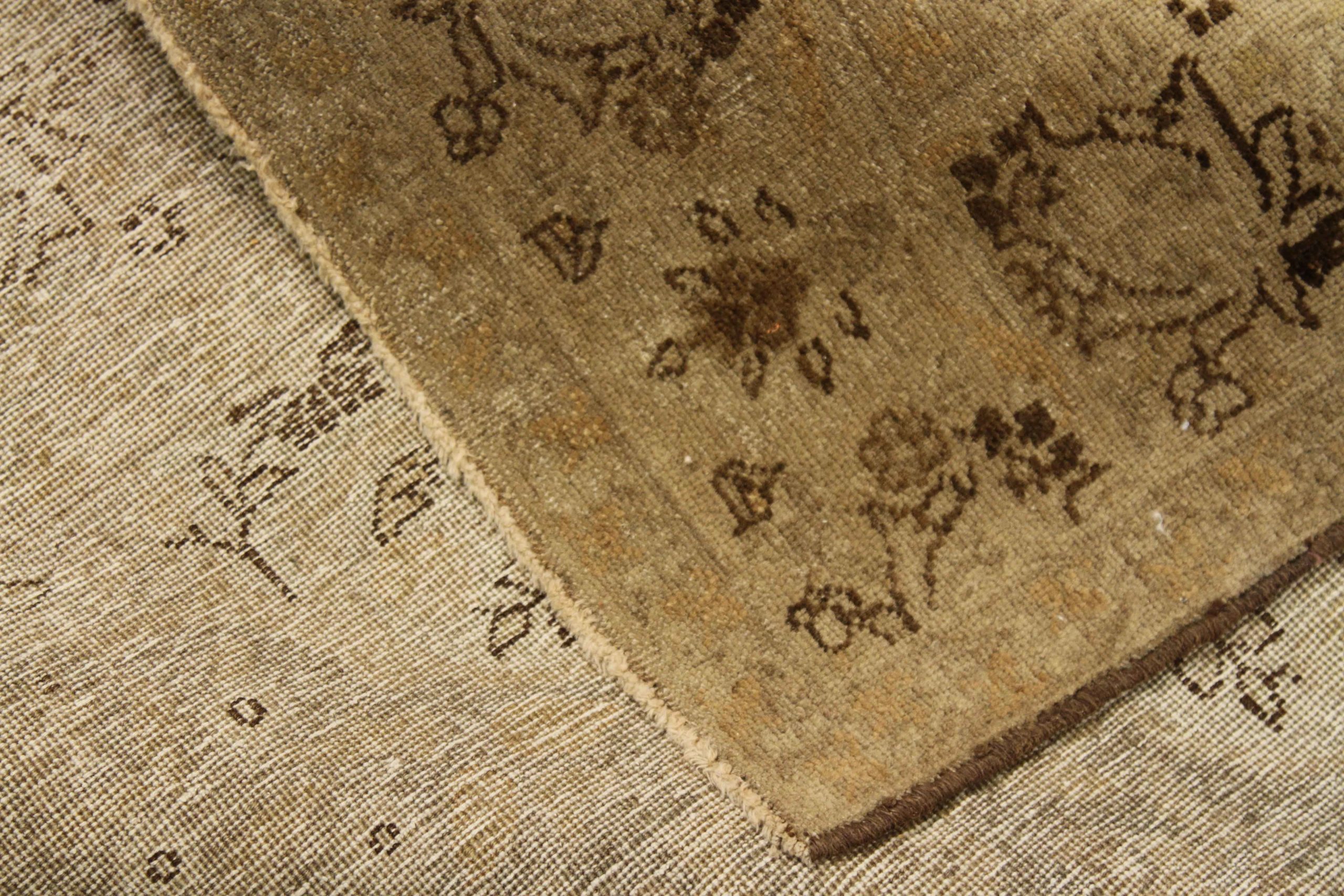 Thumbnail 3 for Antique Persian Tabriz Transitional Rug 16314