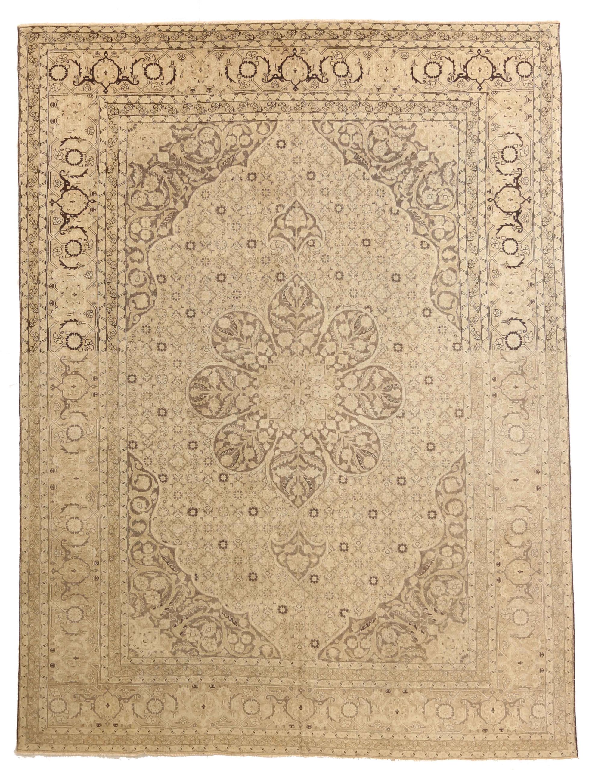 Thumbnail 8 for Antique Persian Tabriz Transitional Rug 16319