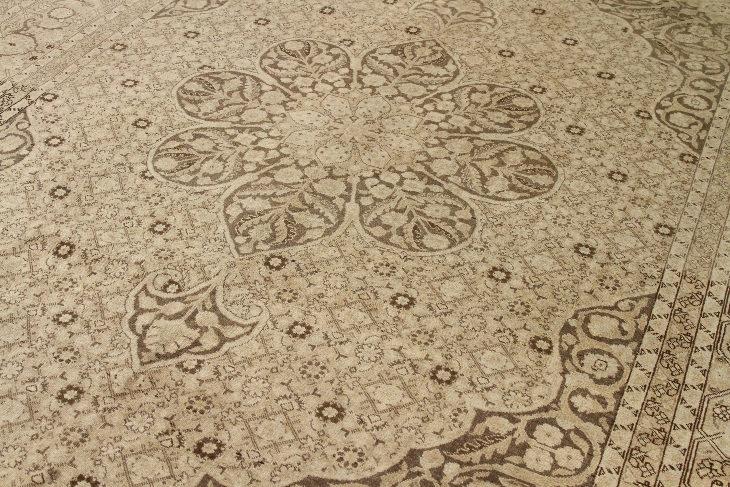 Thumbnail 10 for Antique Persian Tabriz Transitional Rug 16319