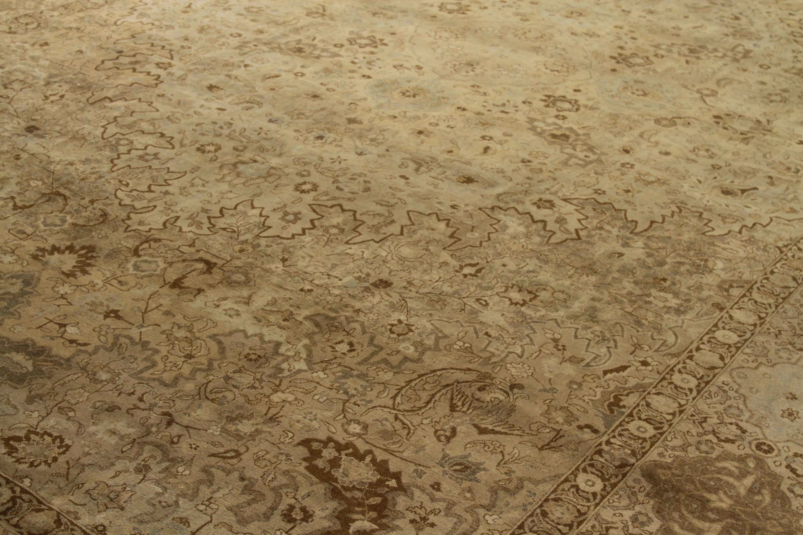 Thumbnail 8 for Antique Persian Tabriz Transitional Rug 16325