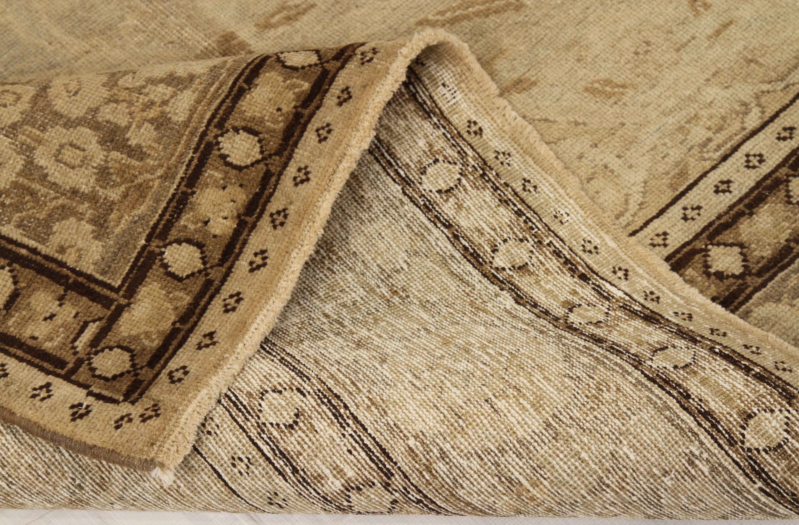 Thumbnail 14 for Antique Persian Tabriz Transitional Rug 16338