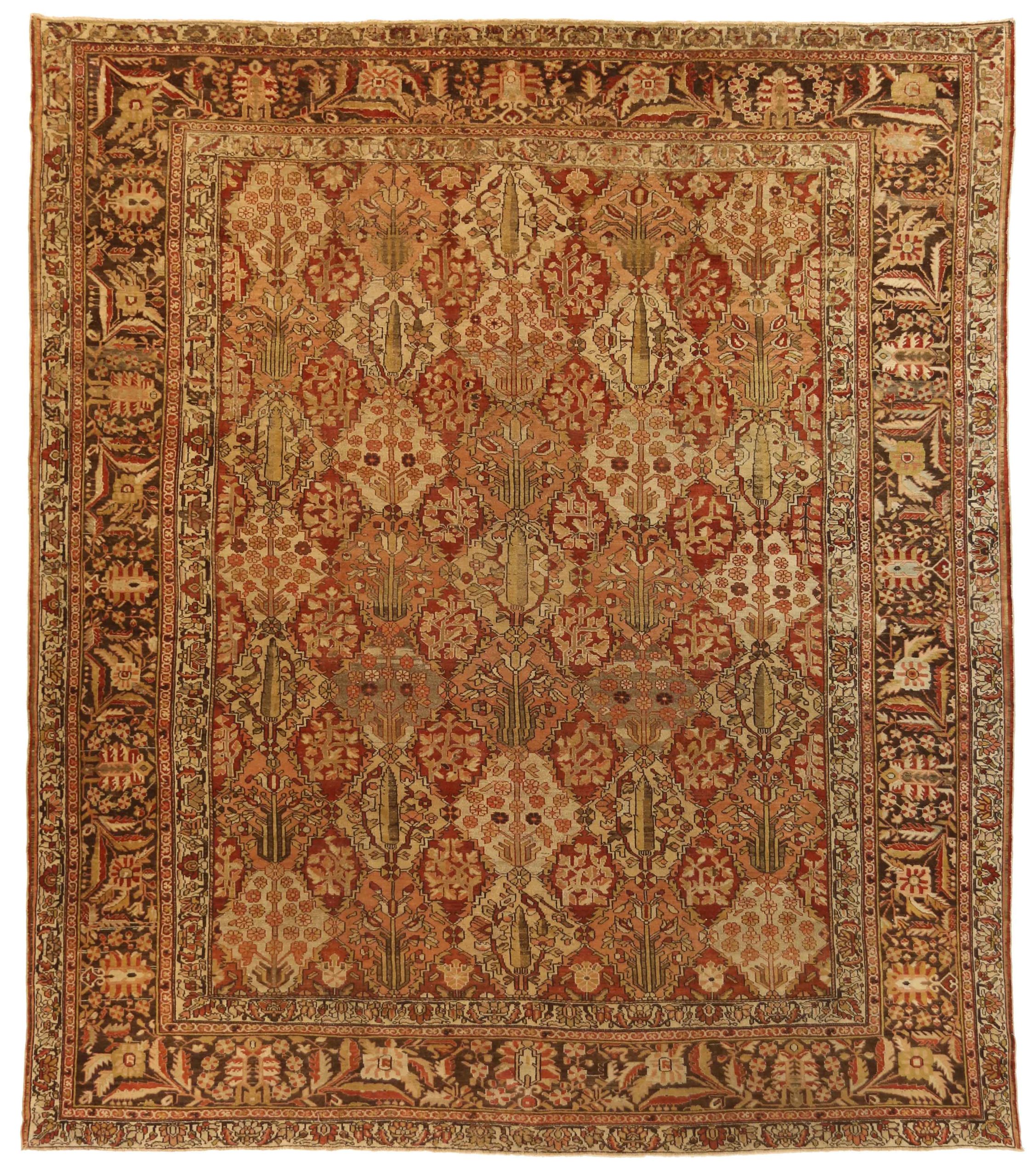 Thumbnail 3 for Antique Persian Bakhtiar Traditional Rug 16421