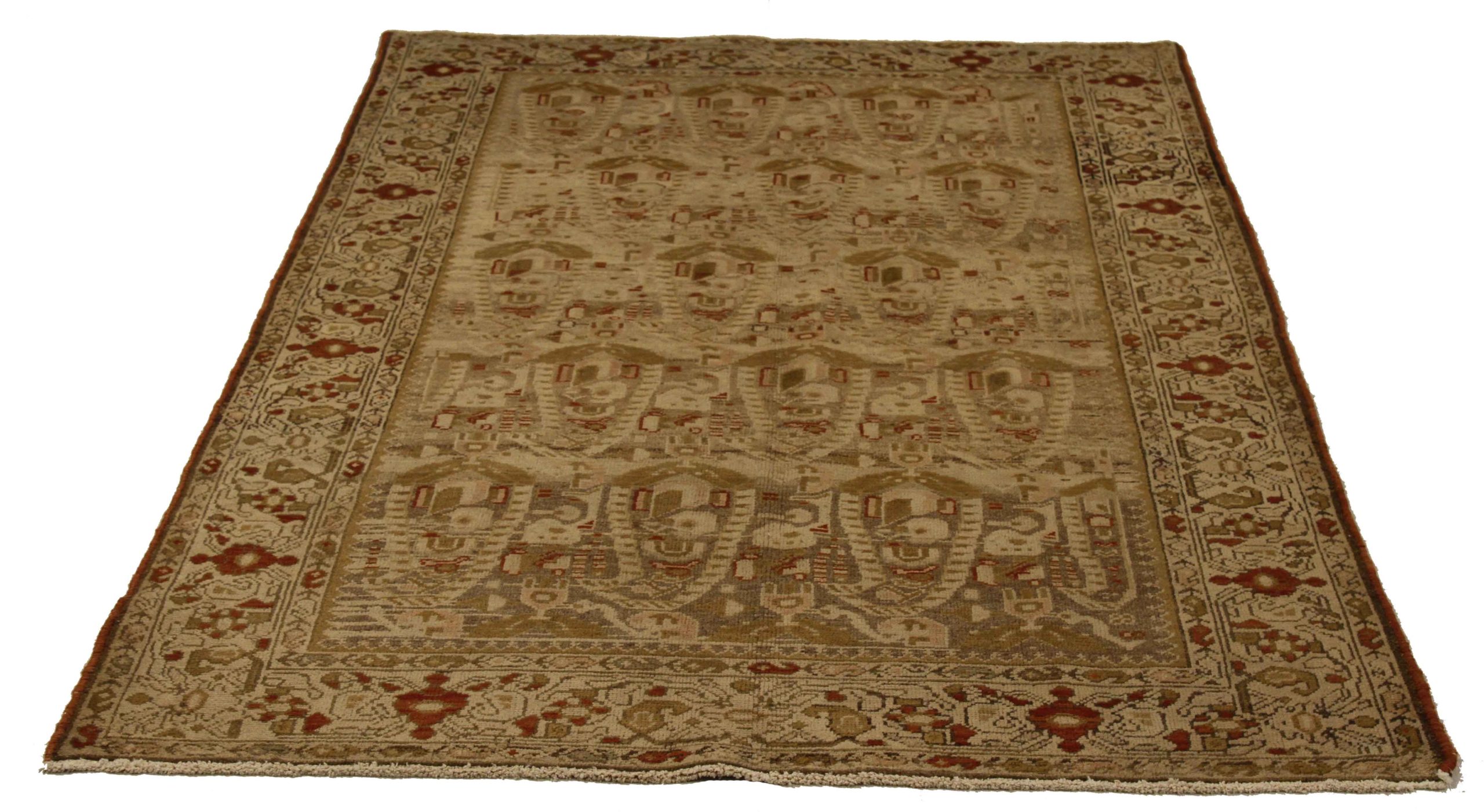 Thumbnail 12 for Antique Persian Malayer Transitional Rug 51848