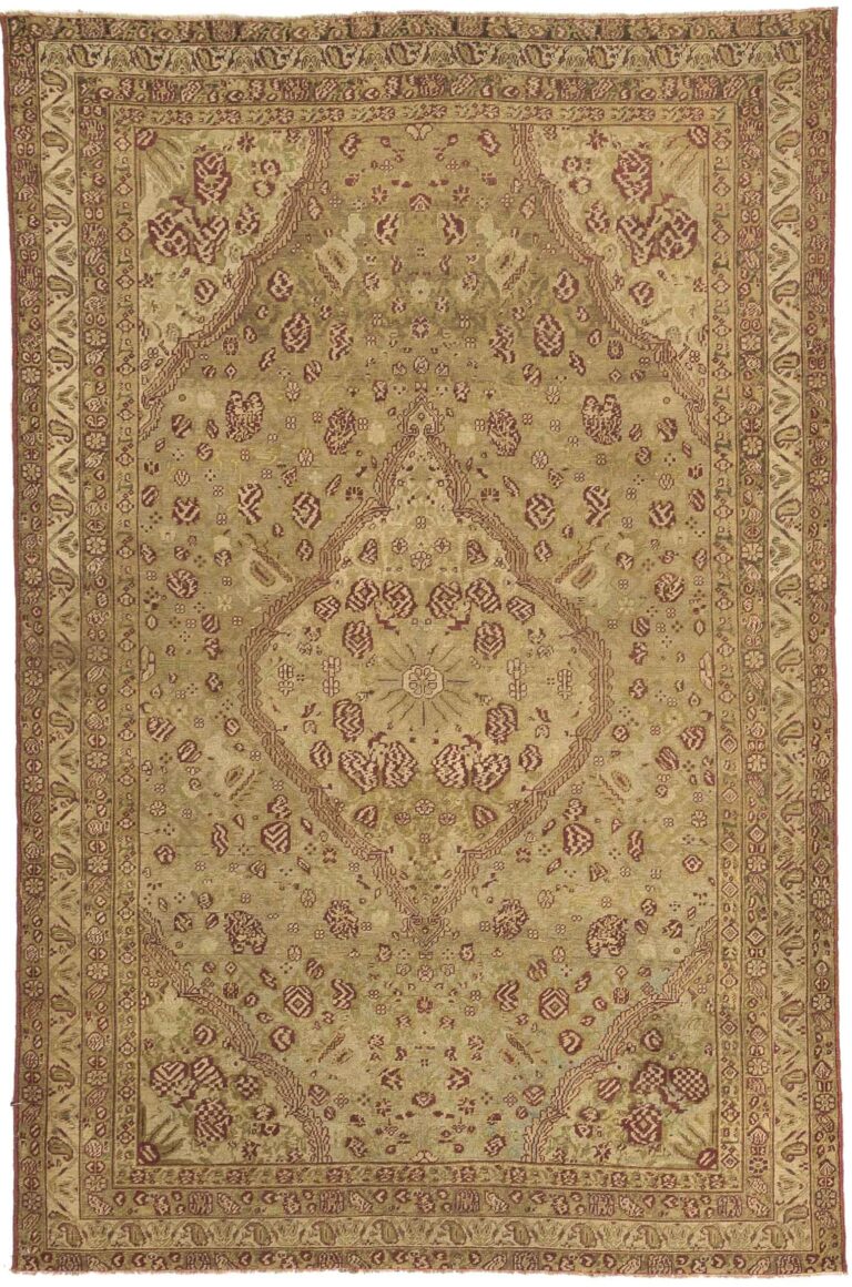 Thumbnail 9 for Antique Persian Transitional Rug 51855