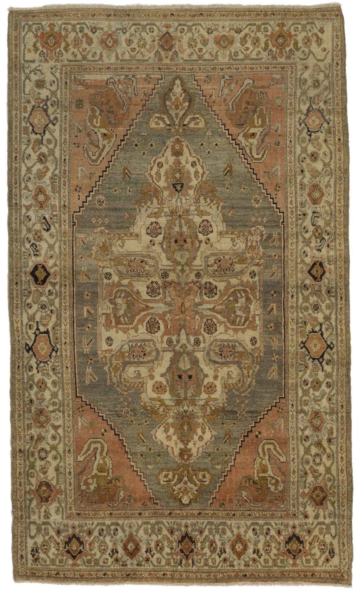 Thumbnail 8 for Antique Persian Malayer Traditional Rug 51861