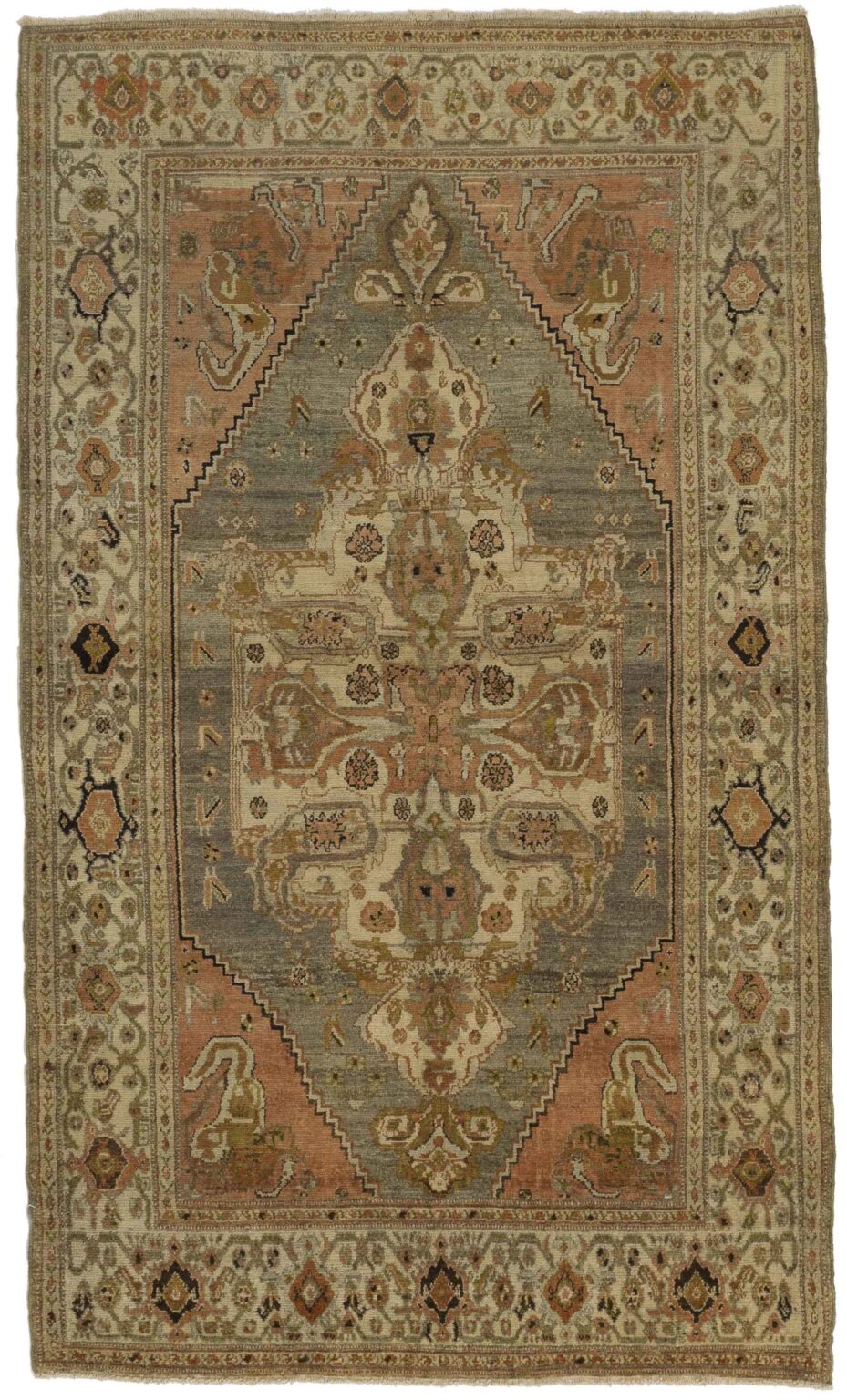 Thumbnail 9 for Antique Persian Malayer Traditional Rug 51861