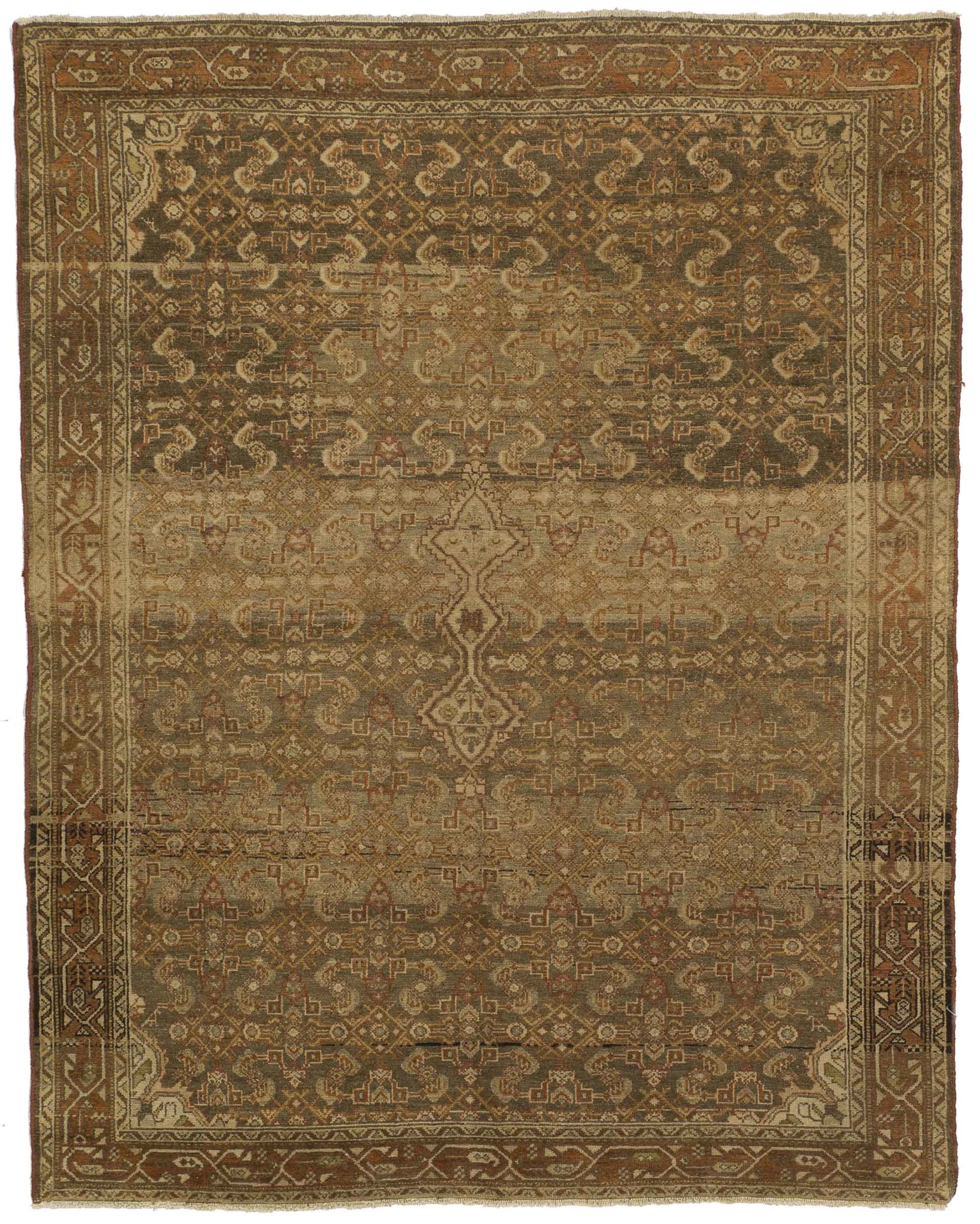 Thumbnail 5 for Antique Persian Malayer Transitional Rug 51902