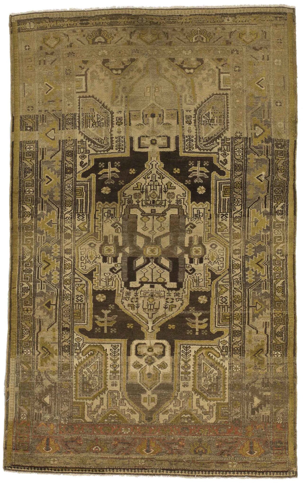 Thumbnail 9 for Antique Persian Zanjan Transitional Rug 51916