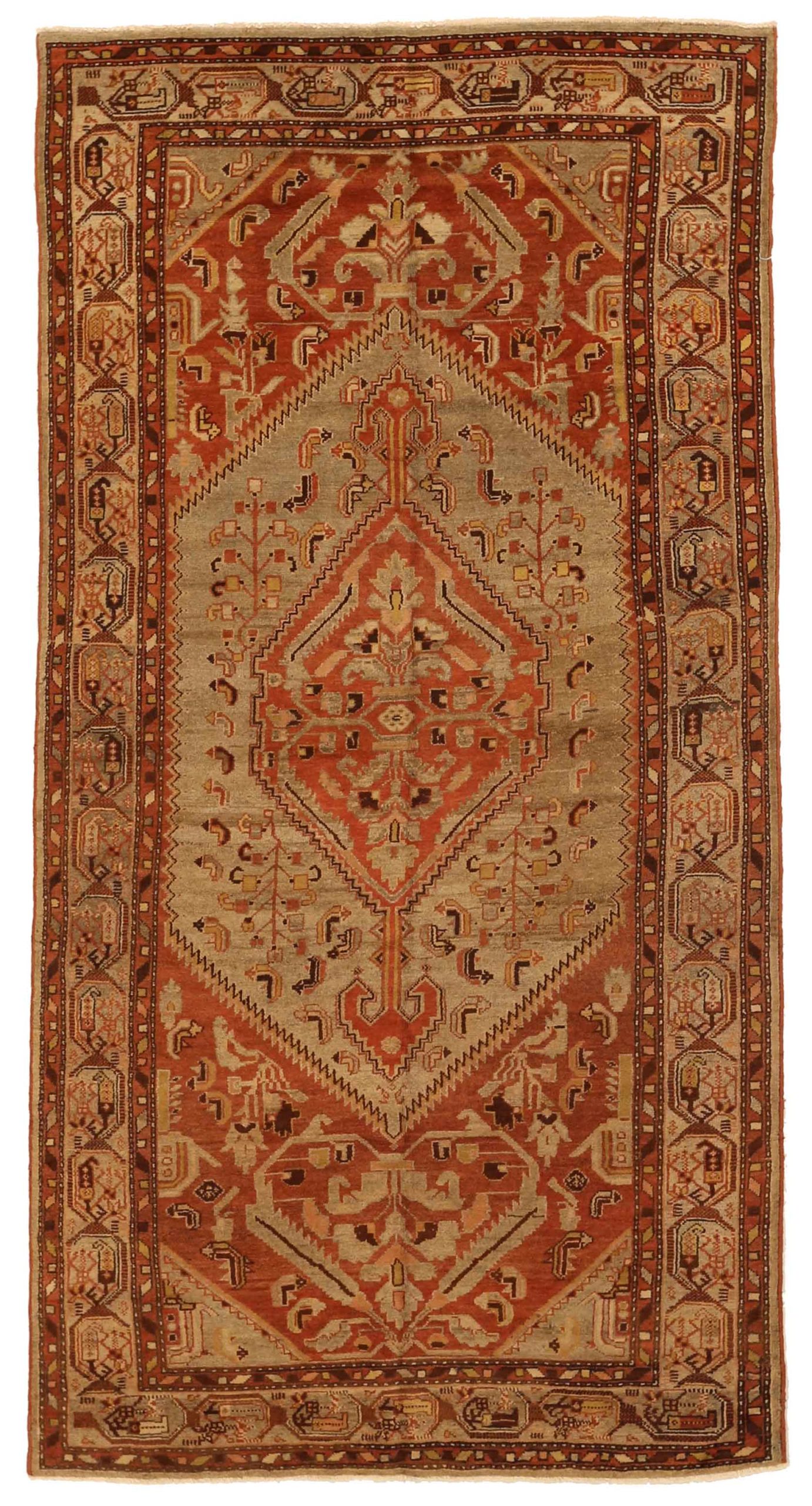 Thumbnail 15 for Antique Persian Transitional Rug 51942