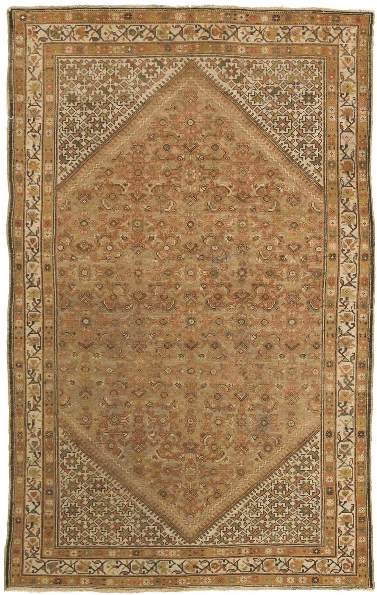Thumbnail 6 for Antique Persian Malayer Transitional Rug 51946