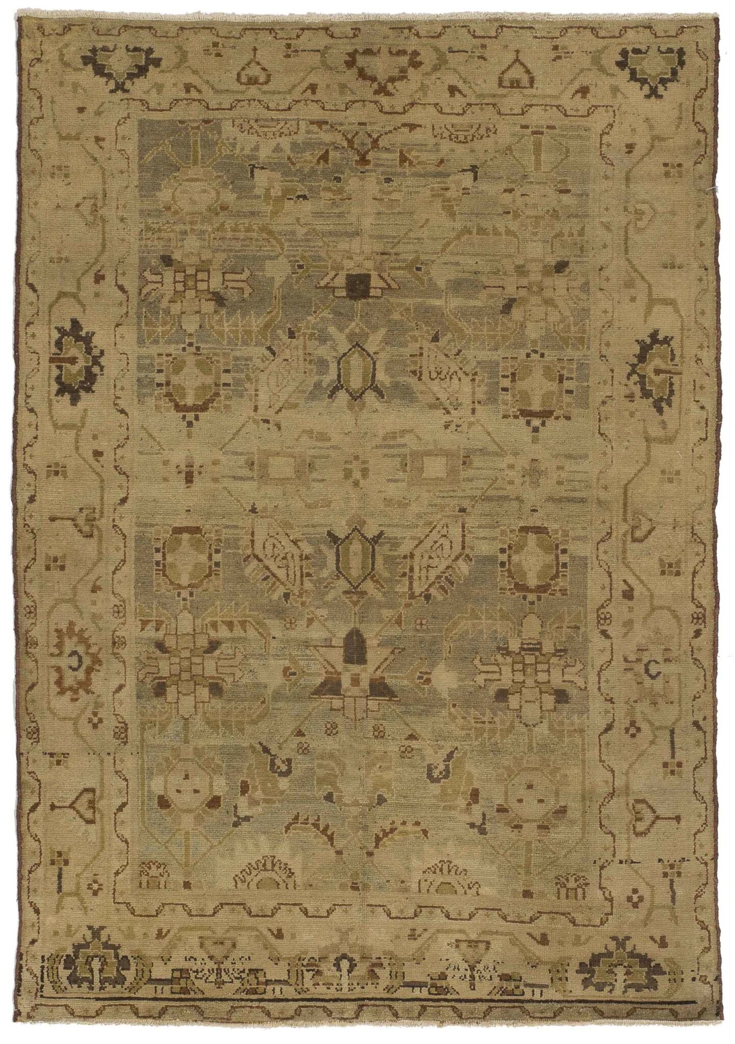 Thumbnail 9 for Antique Persian Malayer Transitional Rug 51953