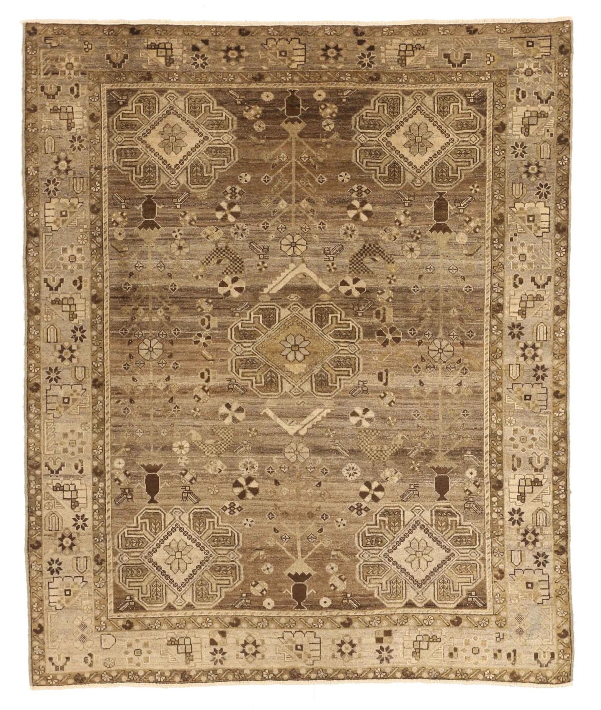 Thumbnail 15 for Antique Persian Malayer Transitional Rug 51955