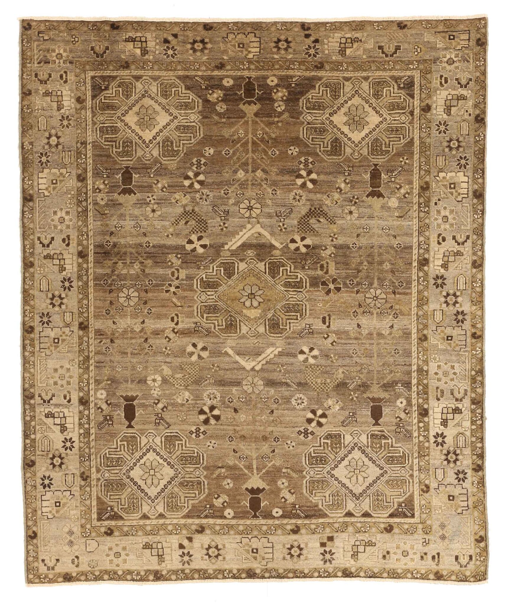 Thumbnail 9 for Antique Persian Malayer Transitional Rug 51955