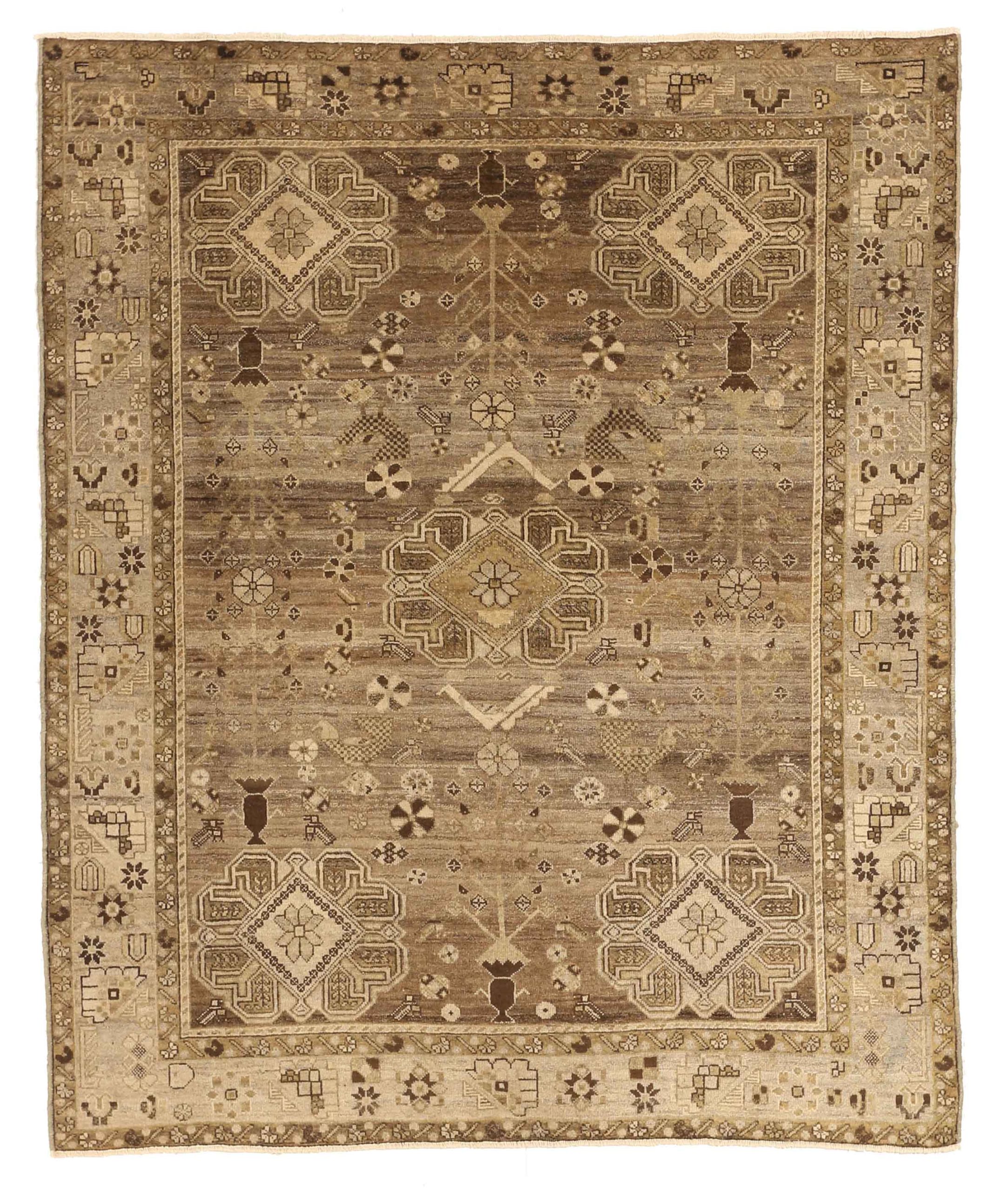 Thumbnail 4 for Antique Persian Malayer Transitional Rug 51955