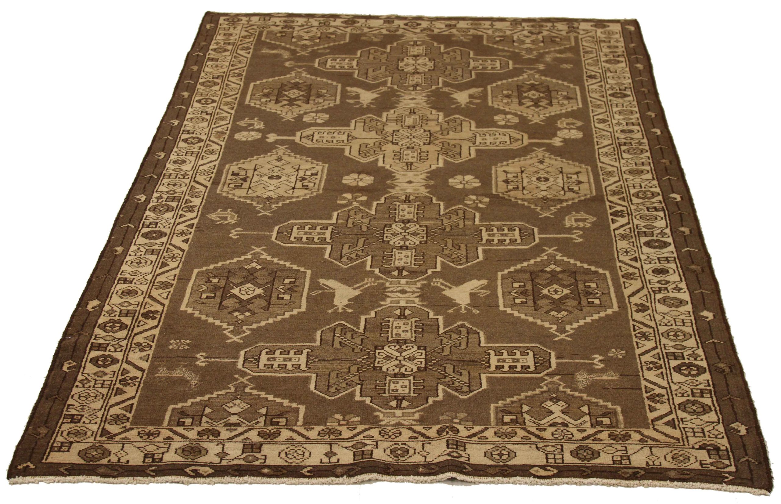 Thumbnail 12 for Antique Persian shahsavan Transitional Rug 51956