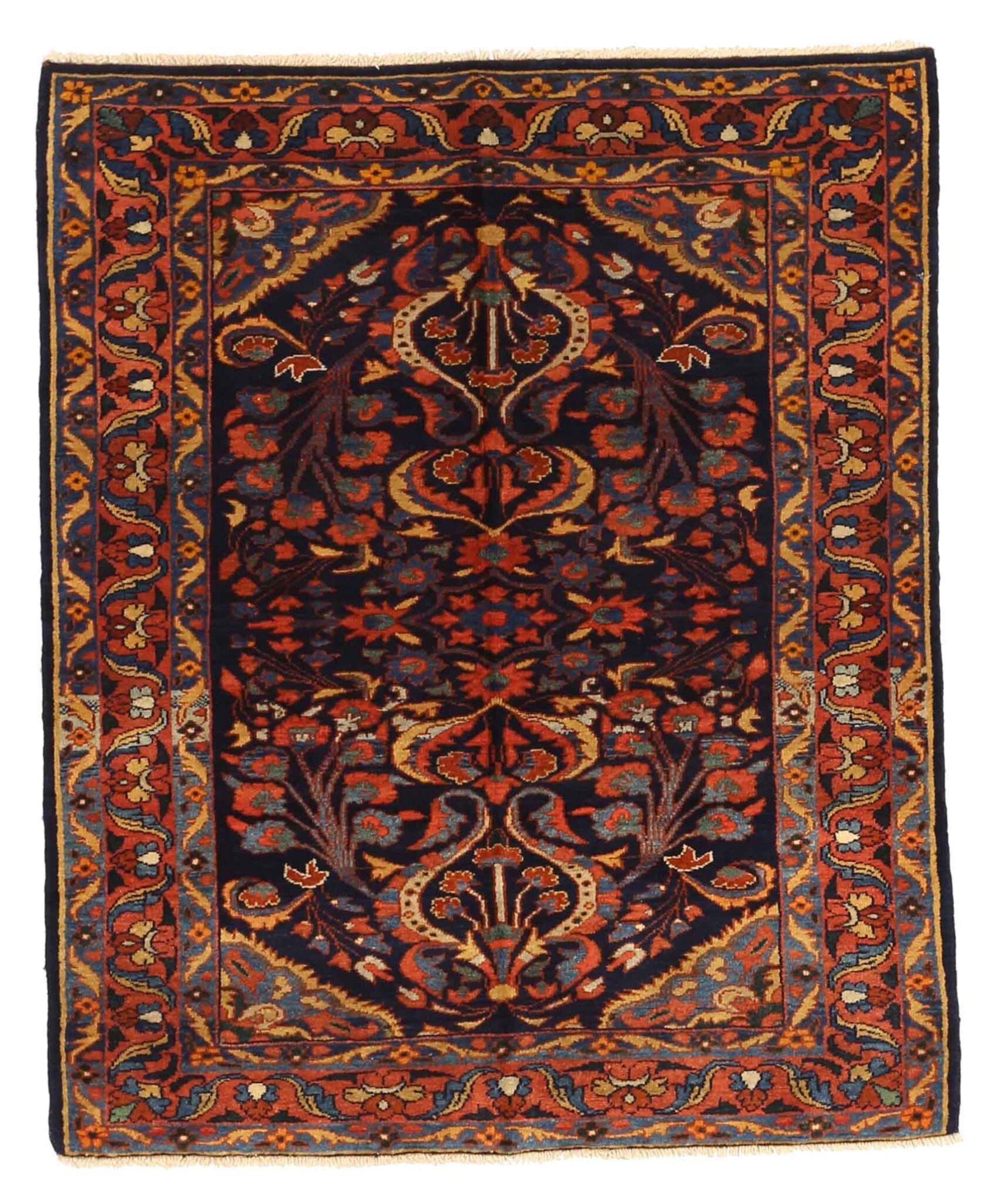 Thumbnail 11 for Antique Persian Sultanabad Traditional Rug 51963