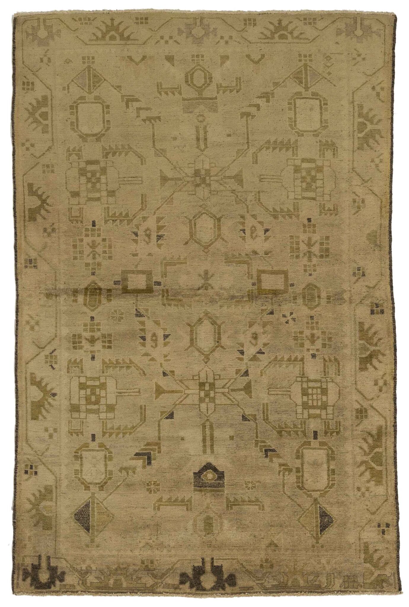 Thumbnail 10 for Antique Persian Malayer Transitional Rug 51965