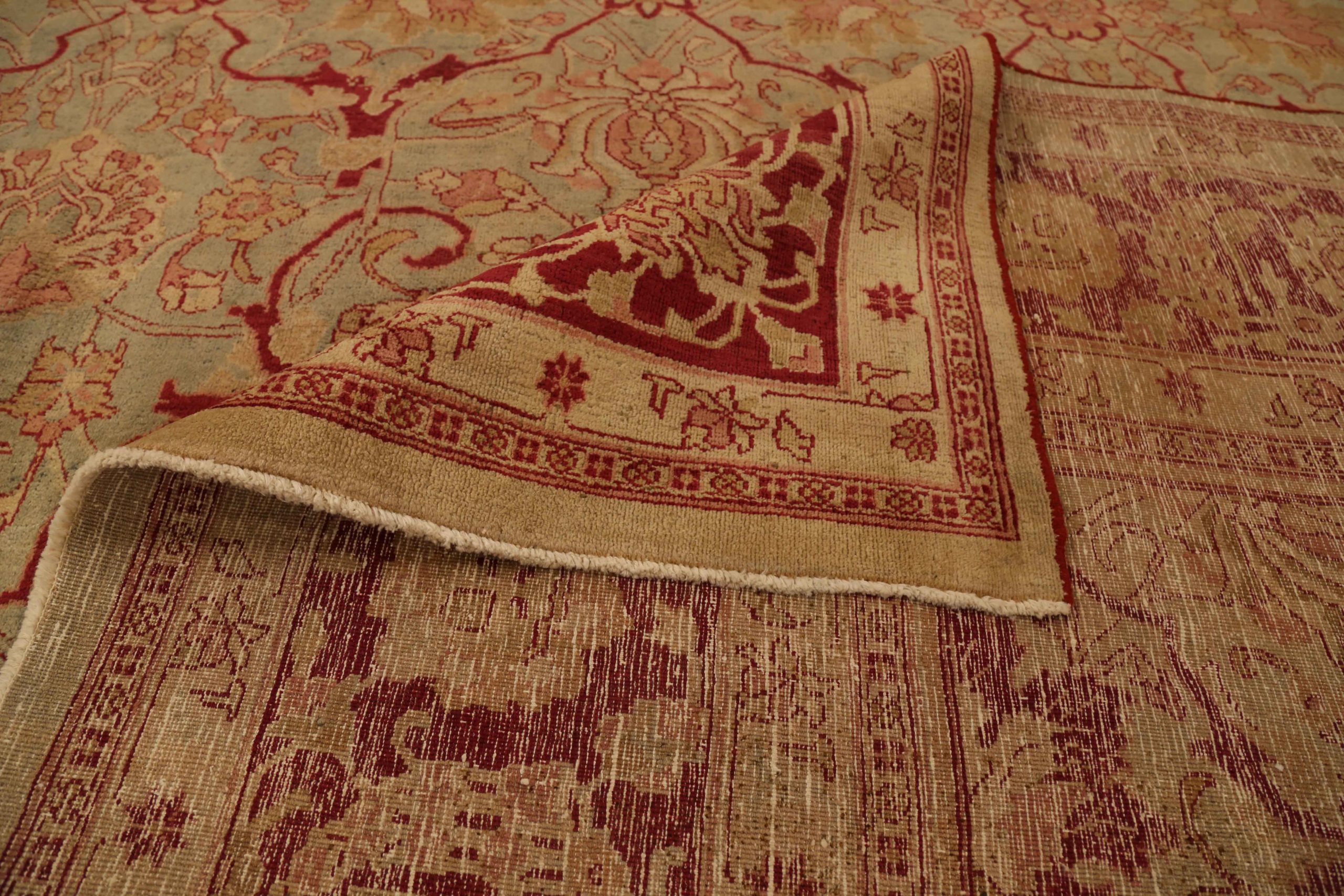 Thumbnail 6 for Antique Persian Mashad Transitional Rug 51974