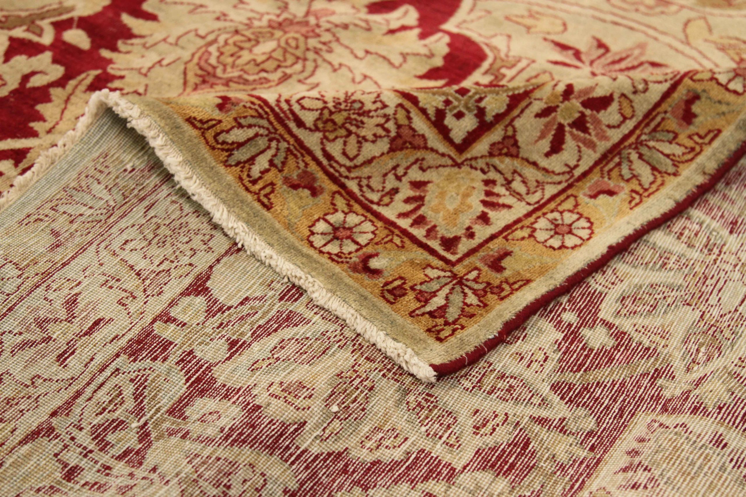 Thumbnail 8 for Antique Persian Yazd Transitional Rug 51975