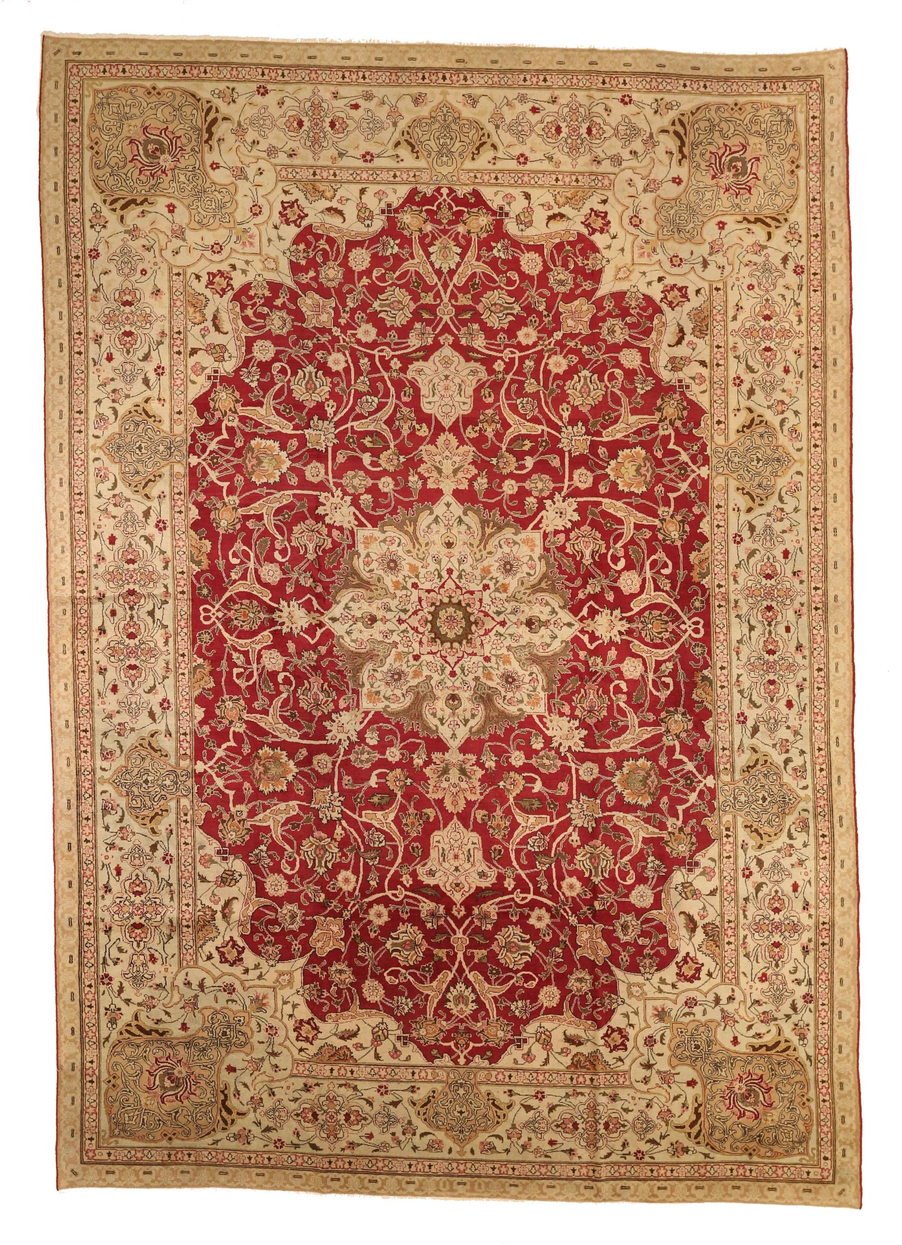 Thumbnail 8 for Antique Persian Mashad Traditional Rug 51981