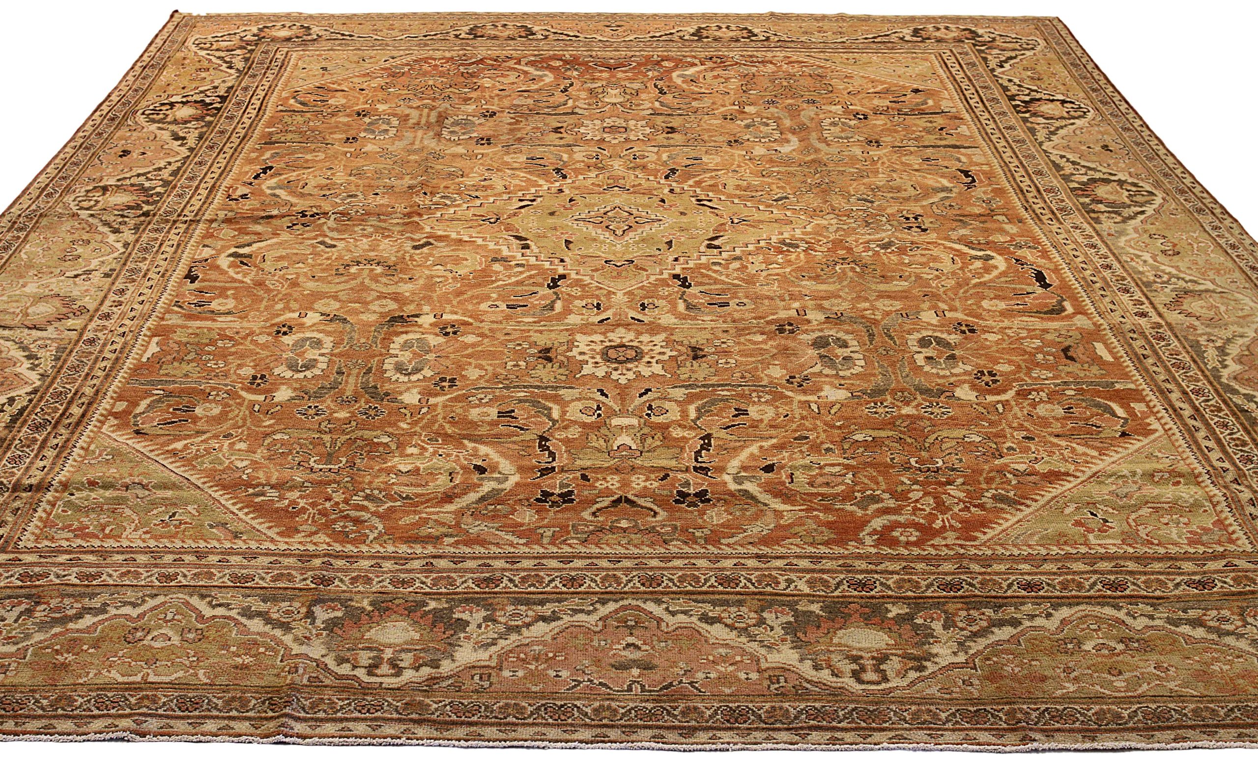 Thumbnail 13 for Antique Persian Mahal Traditional Rug 51986