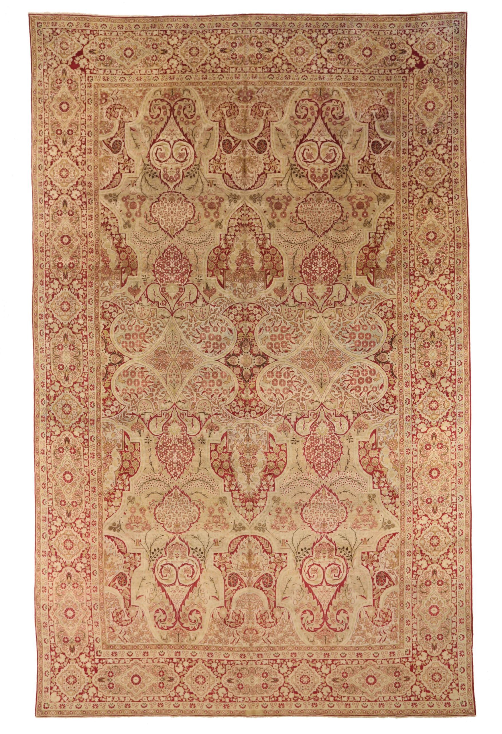 Thumbnail 7 for Antique Persian Yazd Transitional Rug 51989