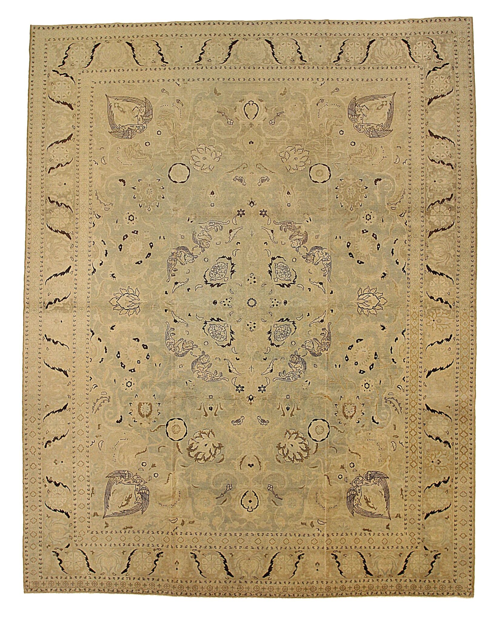 Thumbnail 13 for Antique Persian Transitional Rug 51993