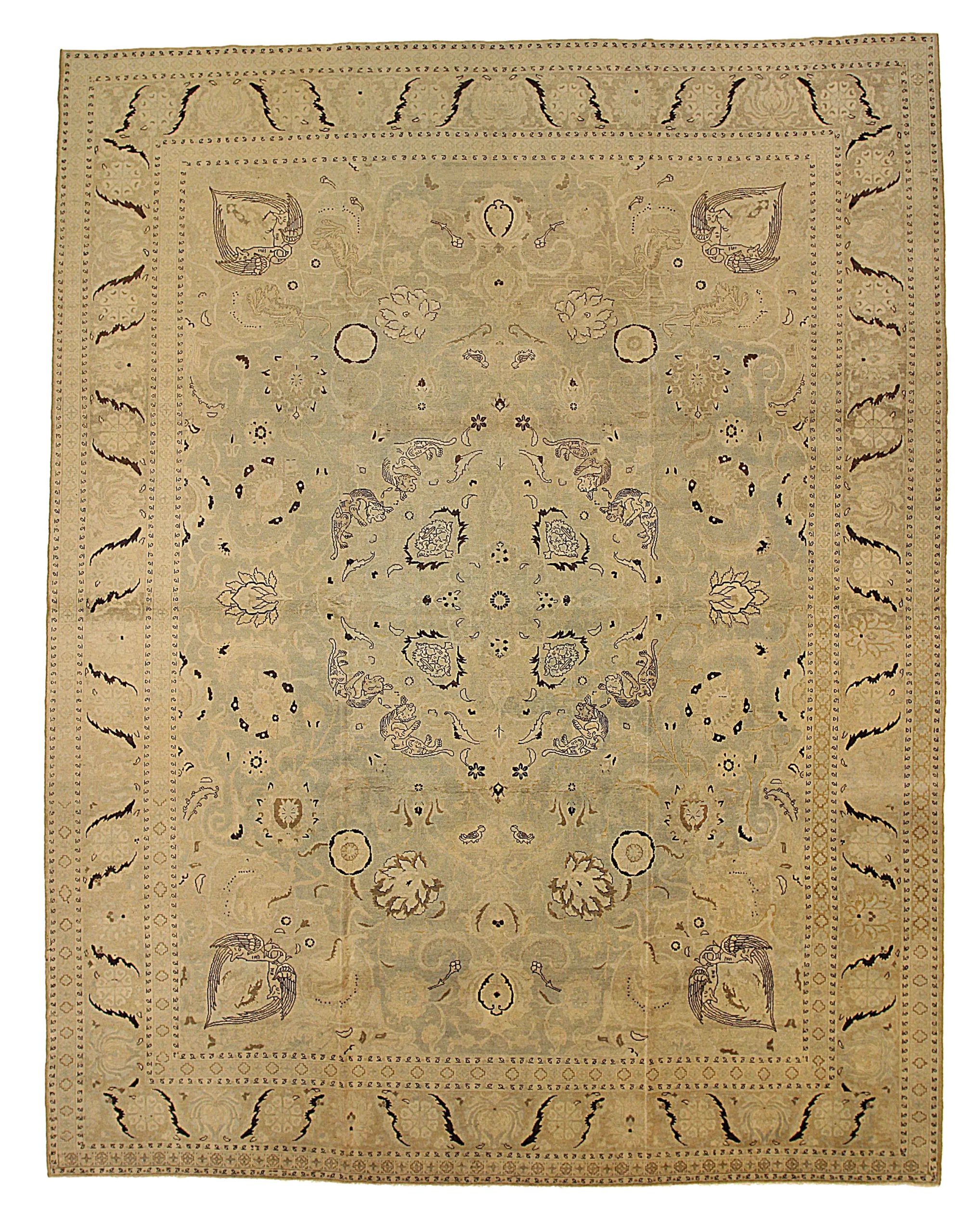 Thumbnail 4 for Antique Persian Transitional Rug 51993