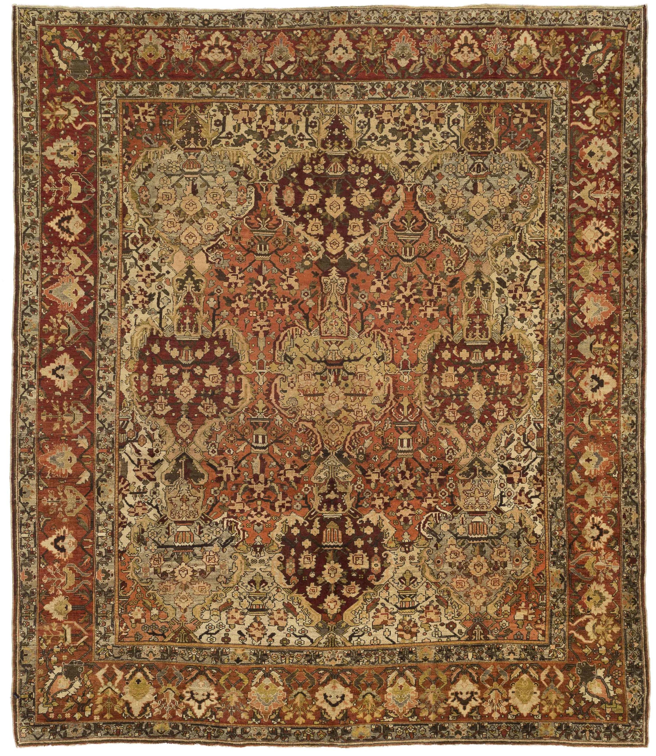 Thumbnail 3 for Antique Persian Bakhtiar Transitional Rug 52004