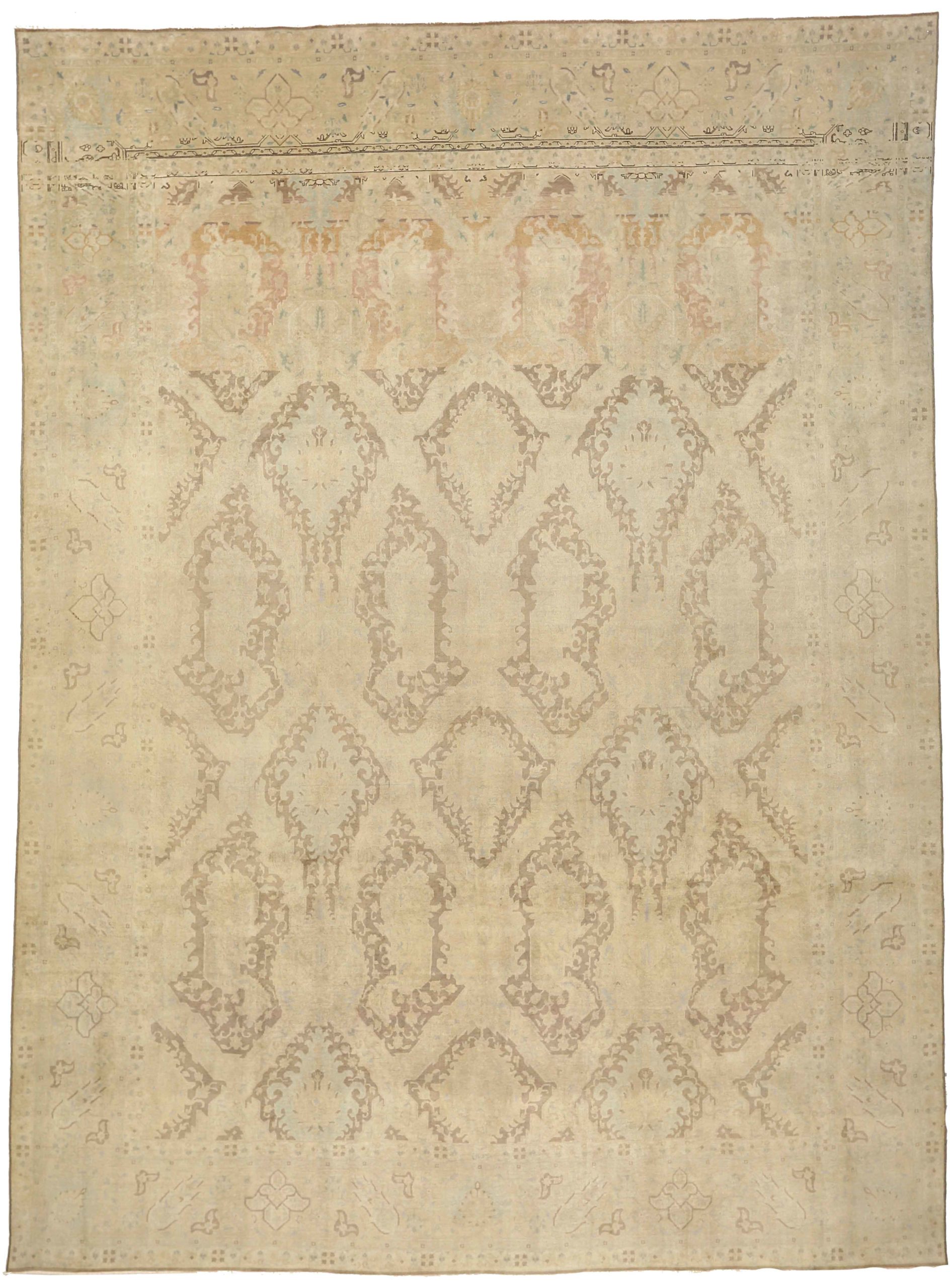 Thumbnail 7 for Antique Persian Tabriz Transitional Rug 52009