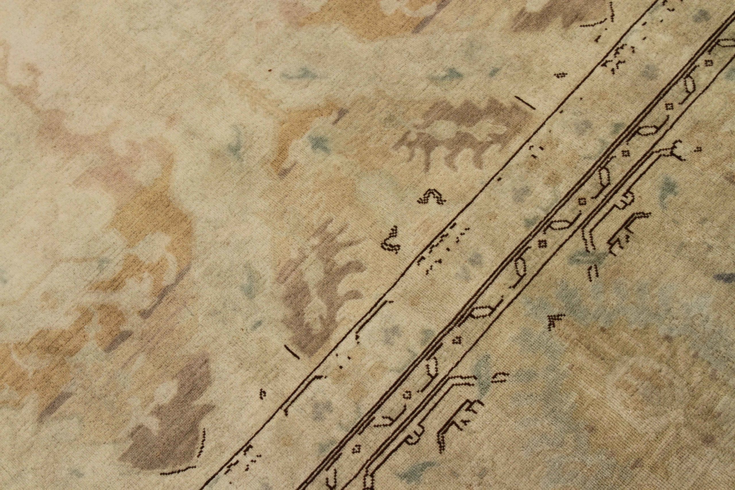 Thumbnail 5 for Antique Persian Tabriz Transitional Rug 52009