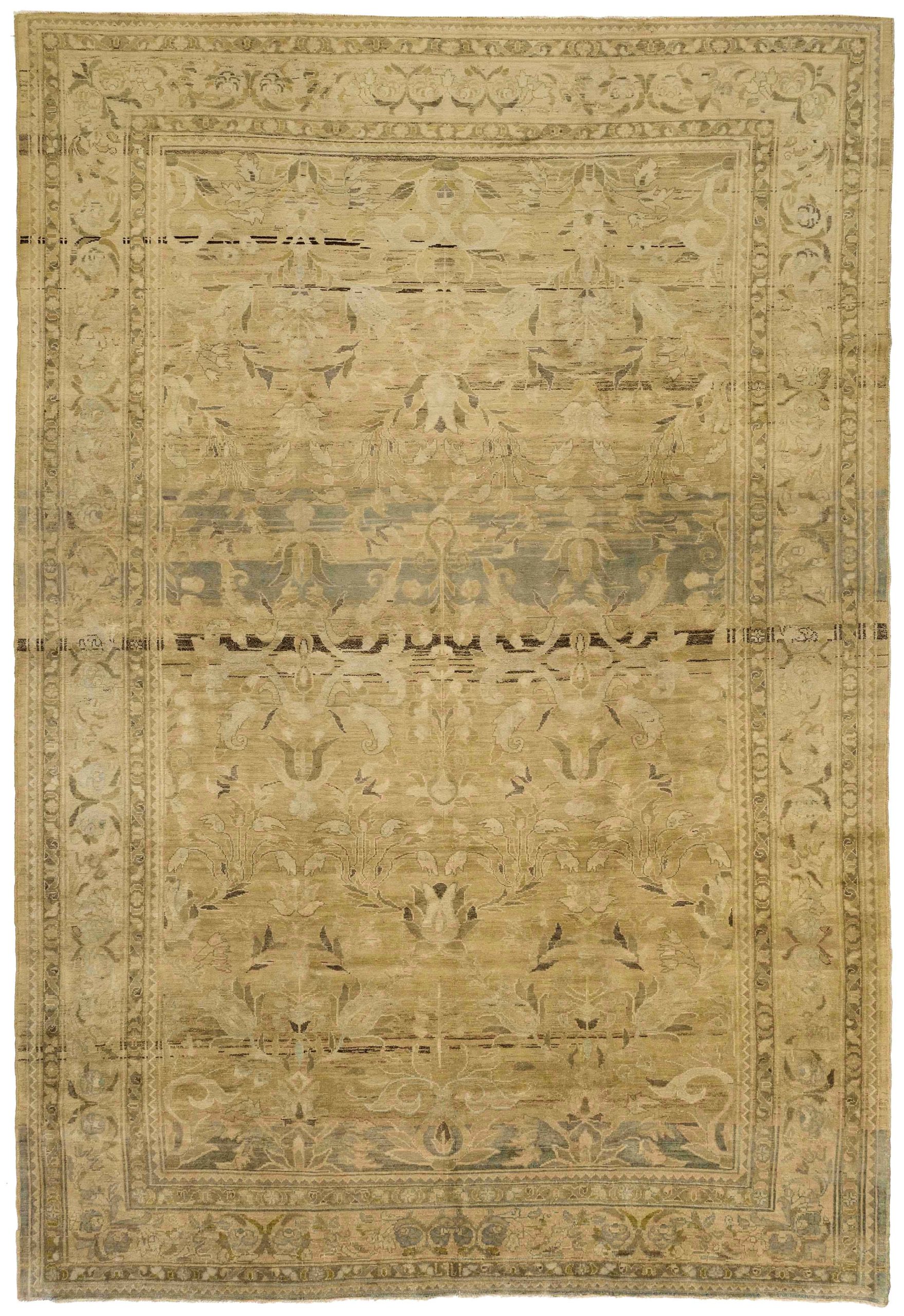 Thumbnail 3 for Antique Persian Bakhtiar Transitional Rug 52032
