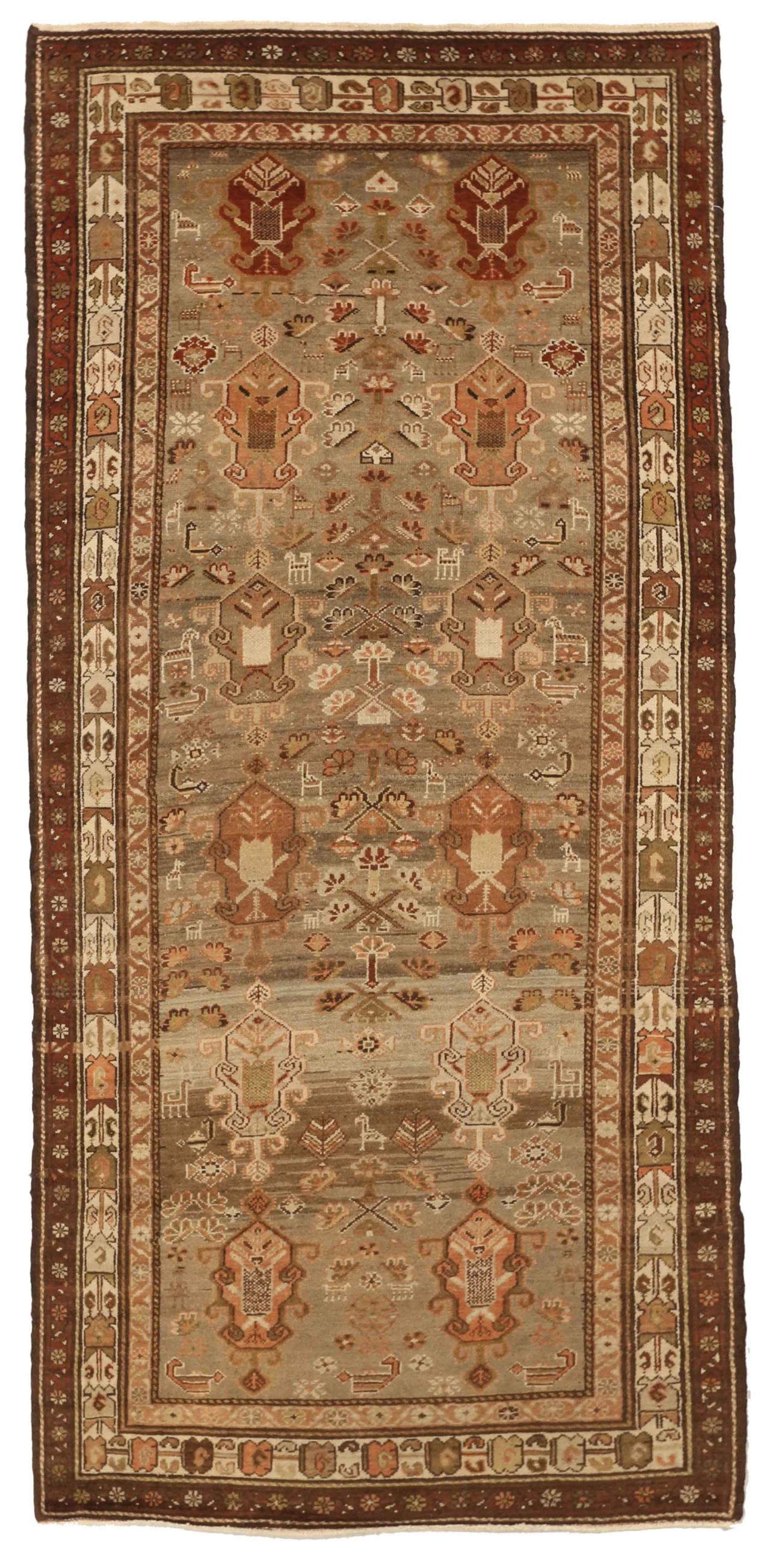 Thumbnail 11 for Antique Persian shahsavan Transitional Rug 52064