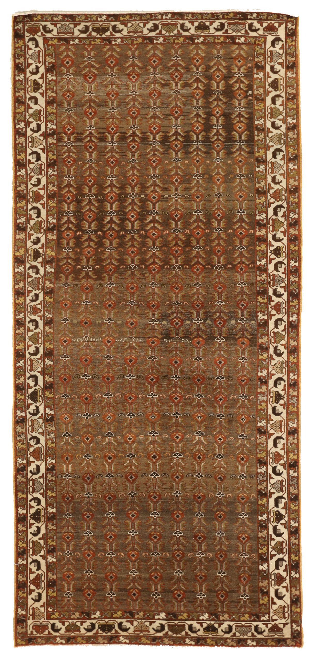 Thumbnail 15 for Antique Persian Saveh Transitional Rug 52091