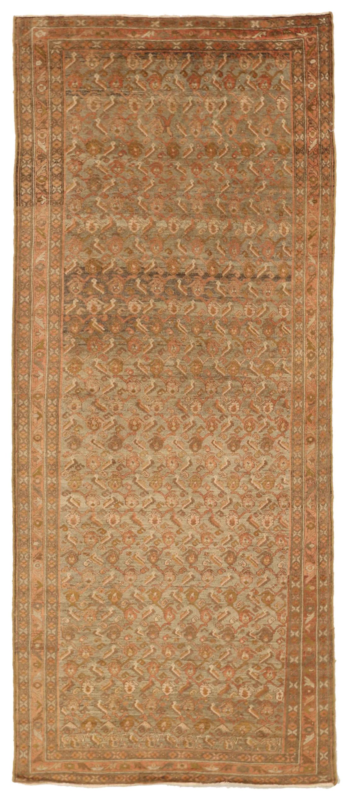 Thumbnail 10 for Antique Persian Malayer Transitional Rug 52124