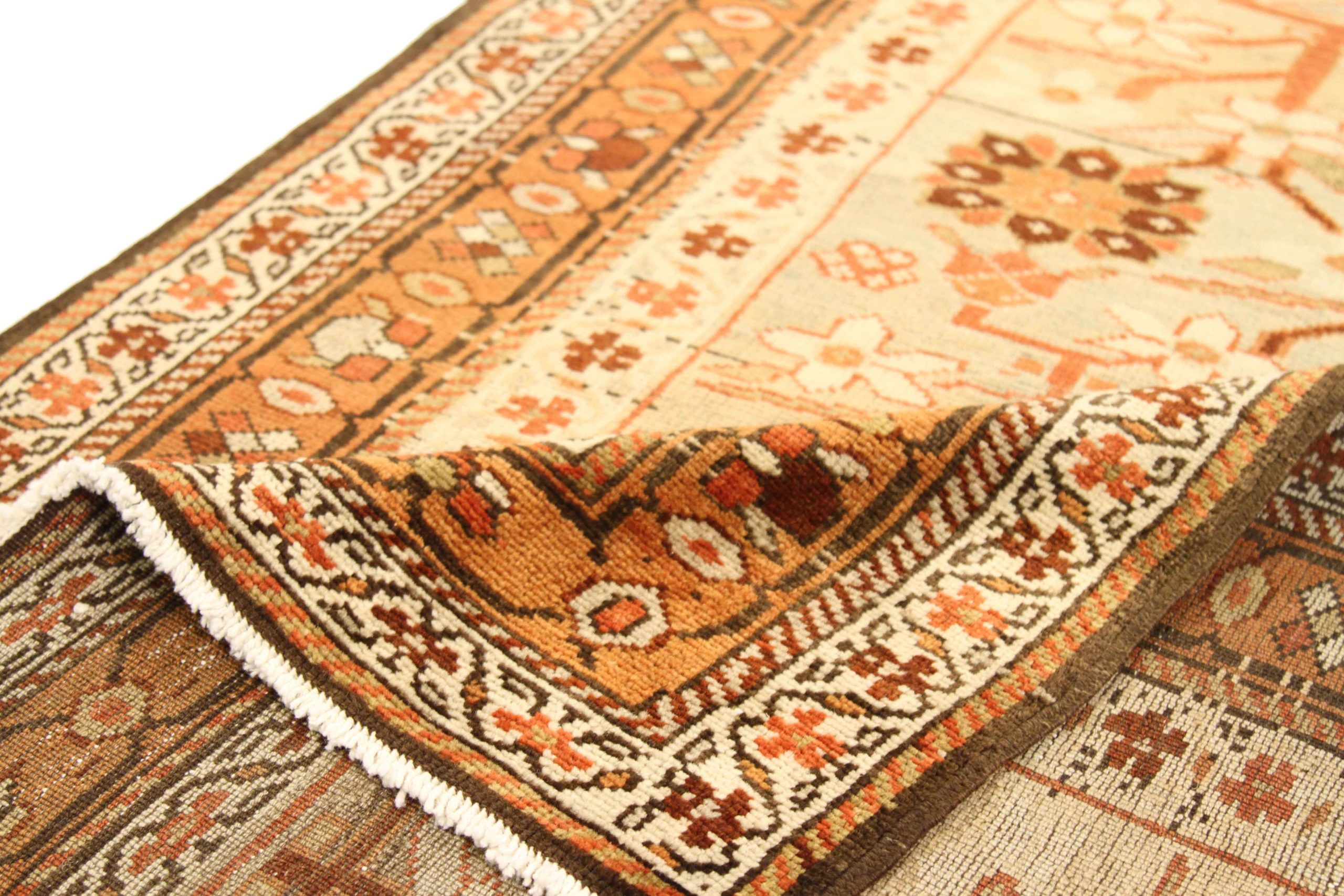 Thumbnail 5 for Antique Persian Varamin Transitional Rug 52147