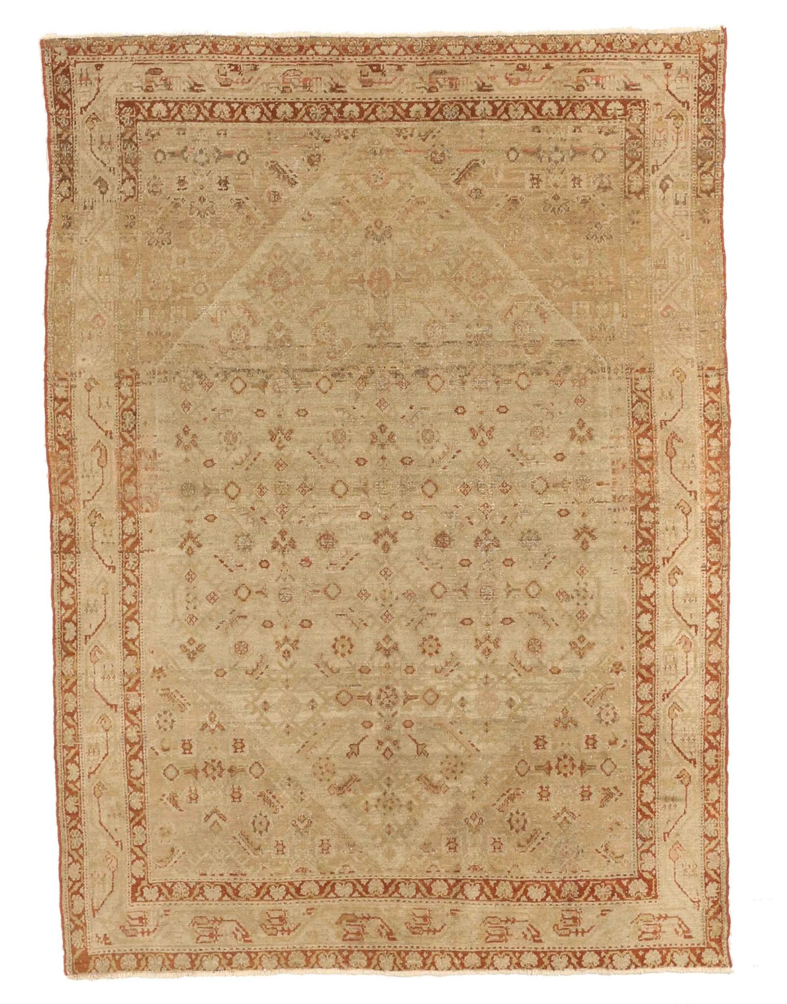 Thumbnail 10 for Antique Persian Malayer Transitional Rug 52168