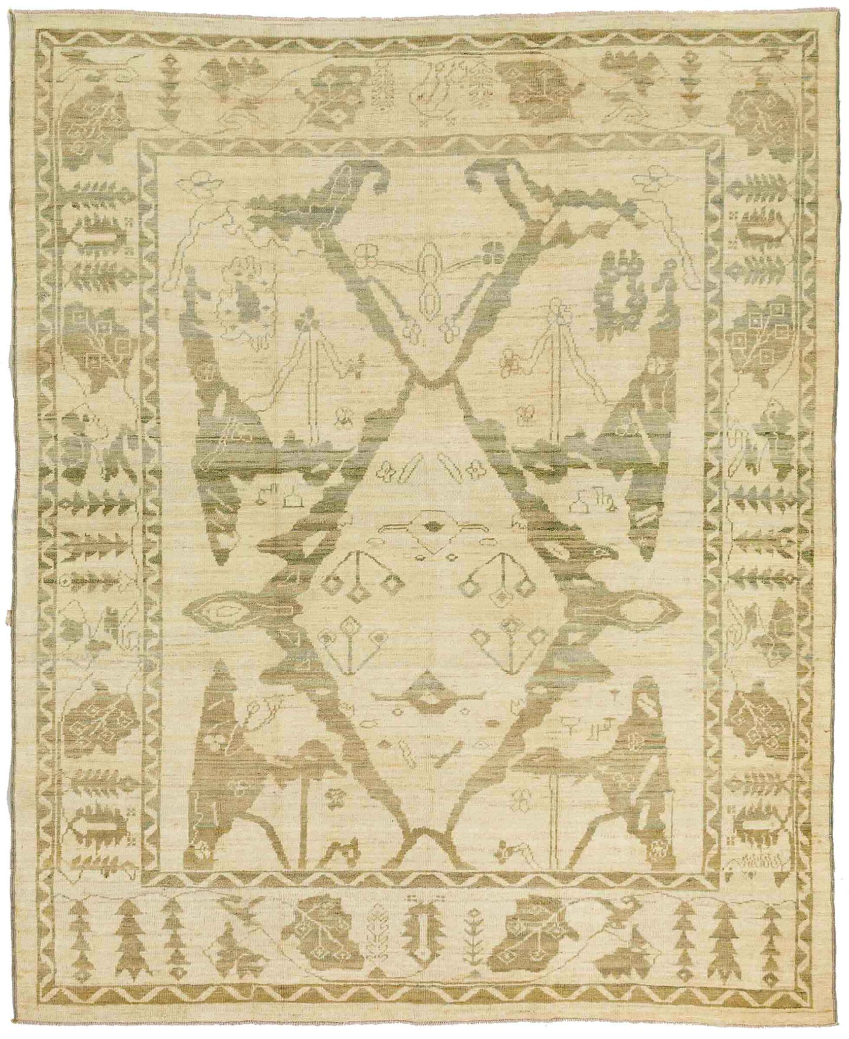 Thumbnail 10 for Turkey Oushak Transitional Rug 52660