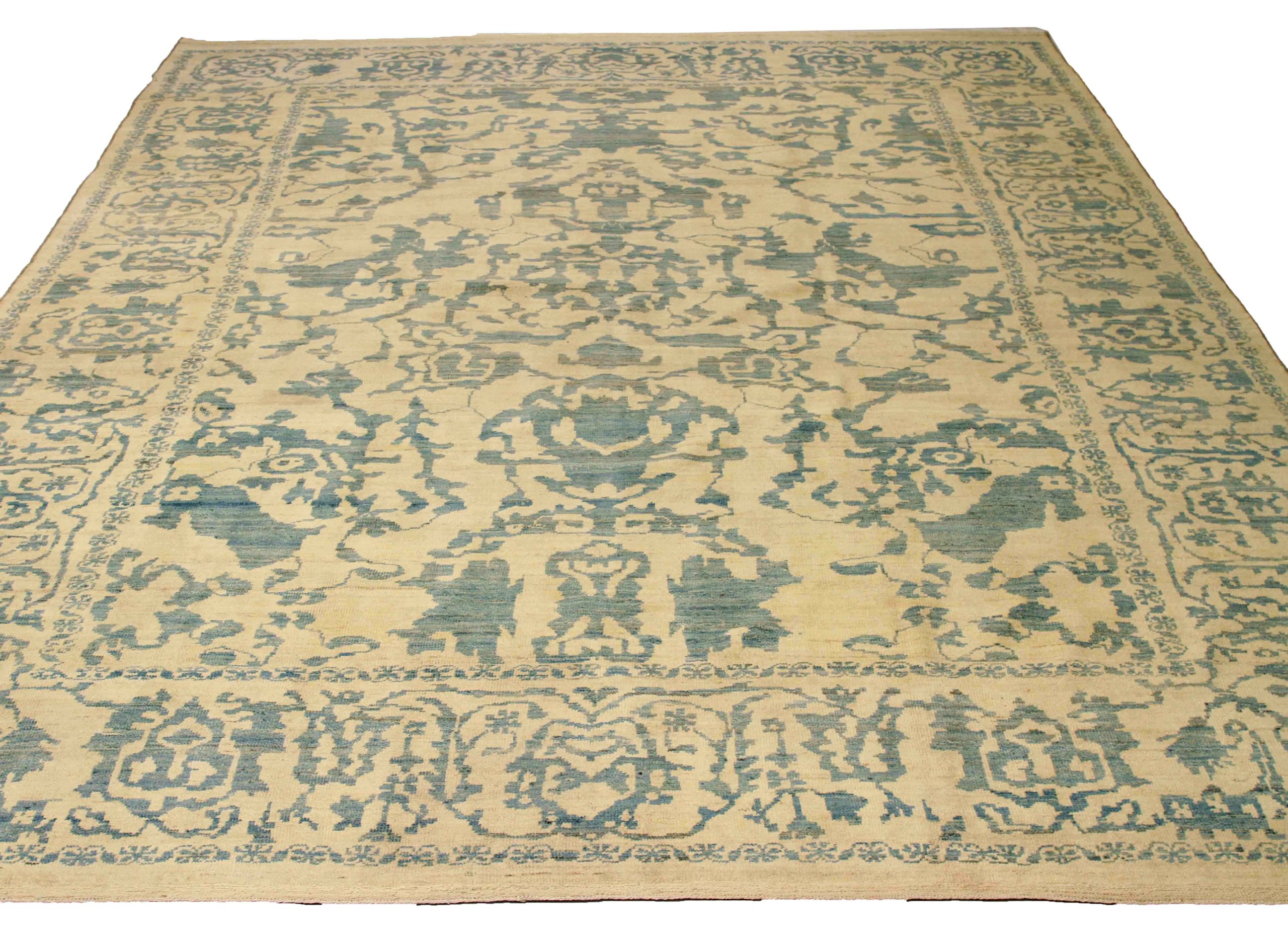 Thumbnail 14 for Turkey Oushak Transitional Rug 52663