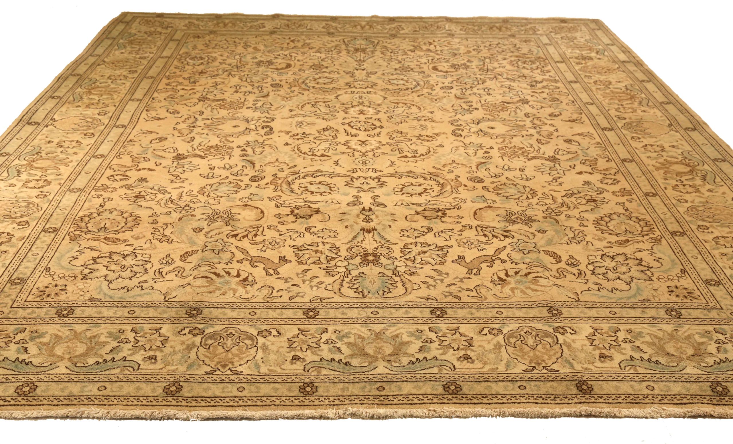 Thumbnail 7 for Antique Persian Tabriz Transitional Rug 53293