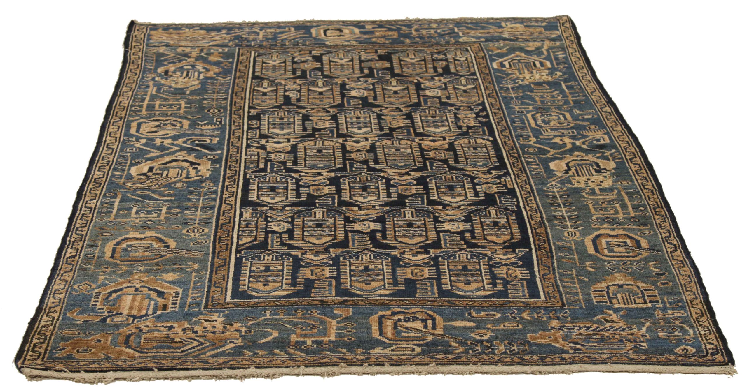 Thumbnail 15 for Vintage Persian Hamadan Traditional Rug 10323